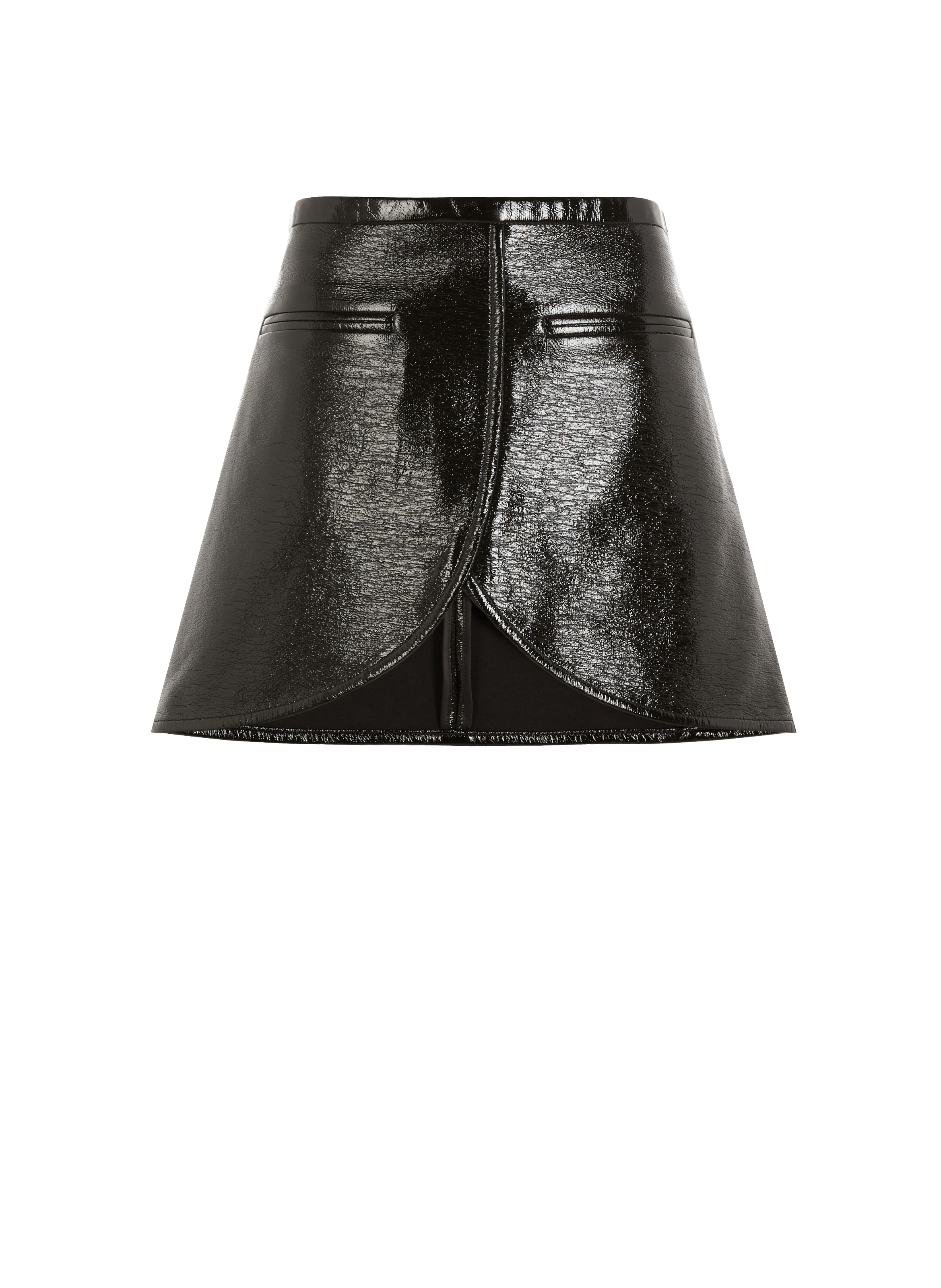 Asymmetrical mini skirt  COURRÈGES Black