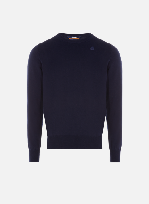 Blue cotton sweaterK-WAY 