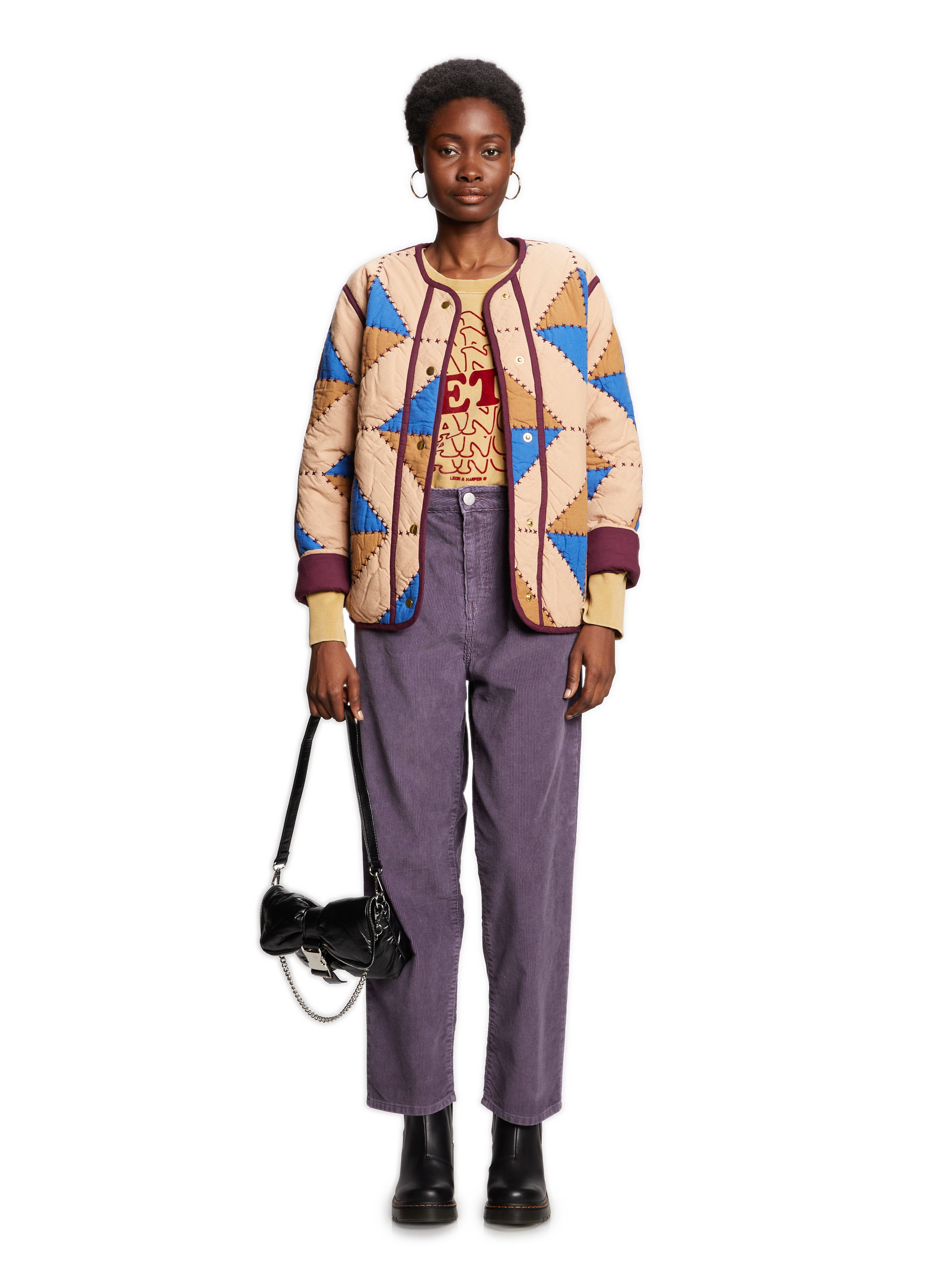 Sac à main matelassé  Noir