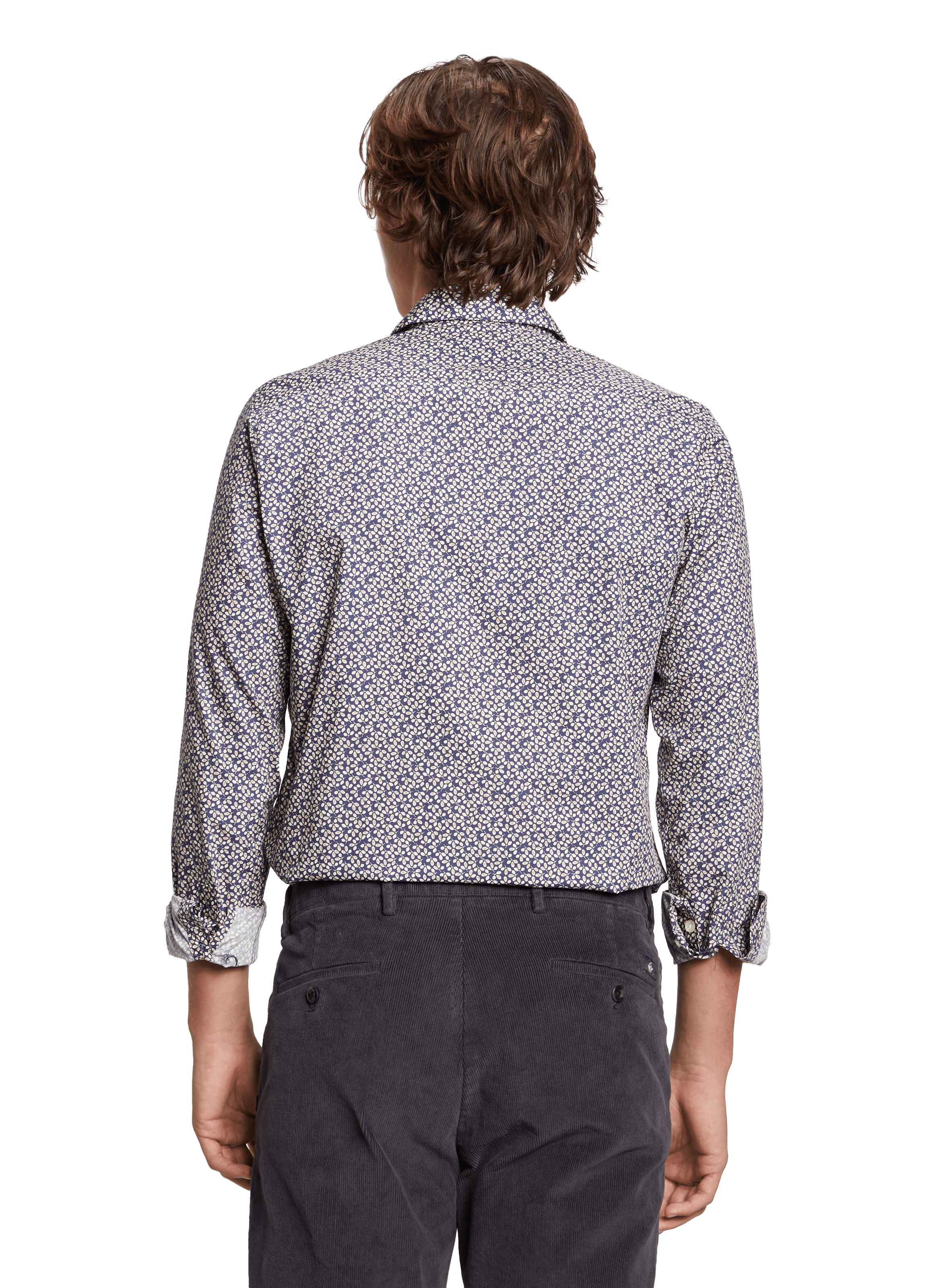 Chemise Slim imprimée  Bleu