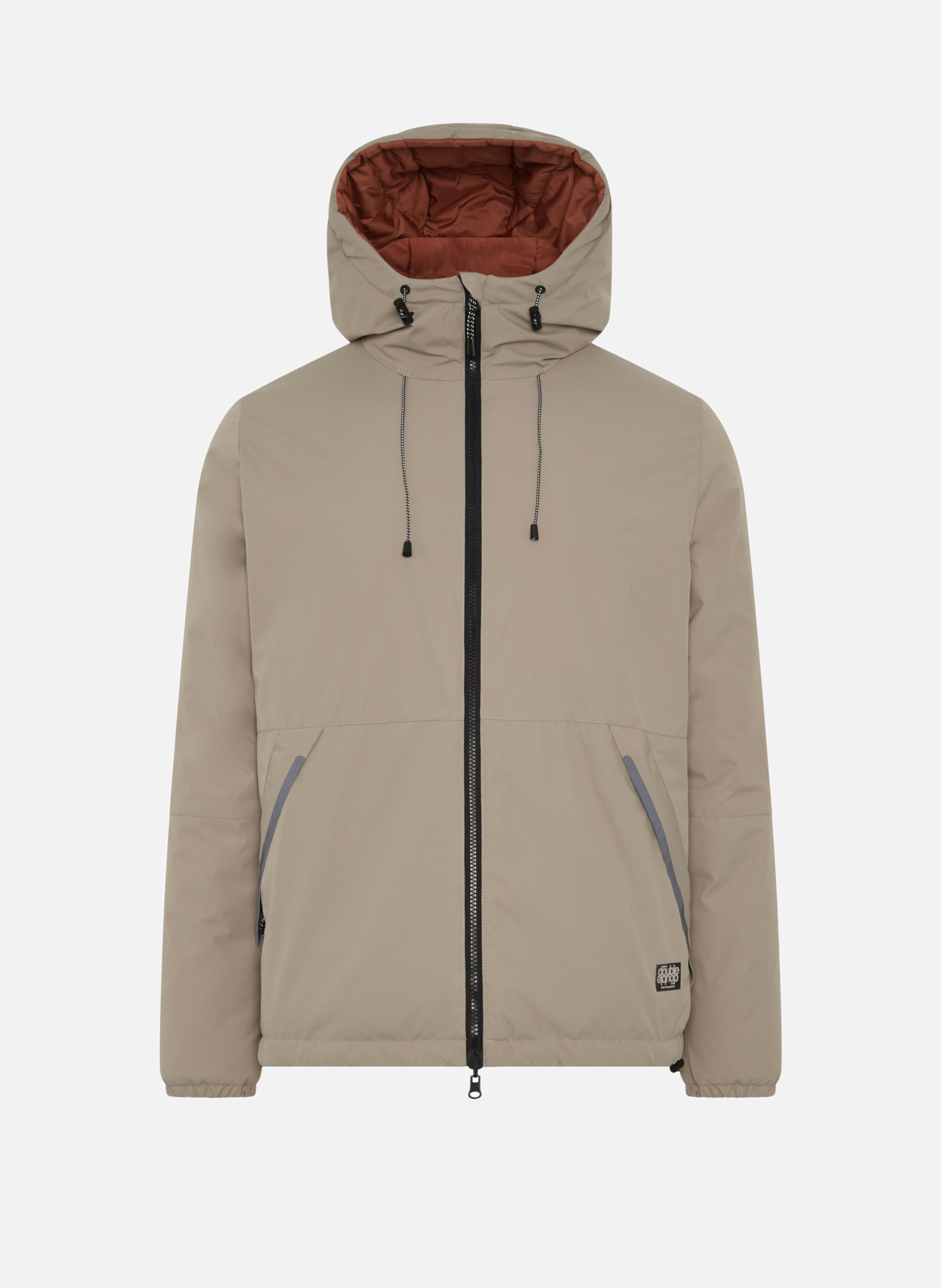 BORN LIVING YOGA Veste de sport zippée performance athleisure volga Marron