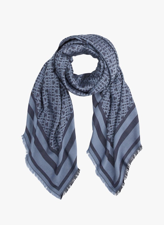 Print Tommy Jeans Scarf Buy Tommy Hilfiger Women Navy Patterned