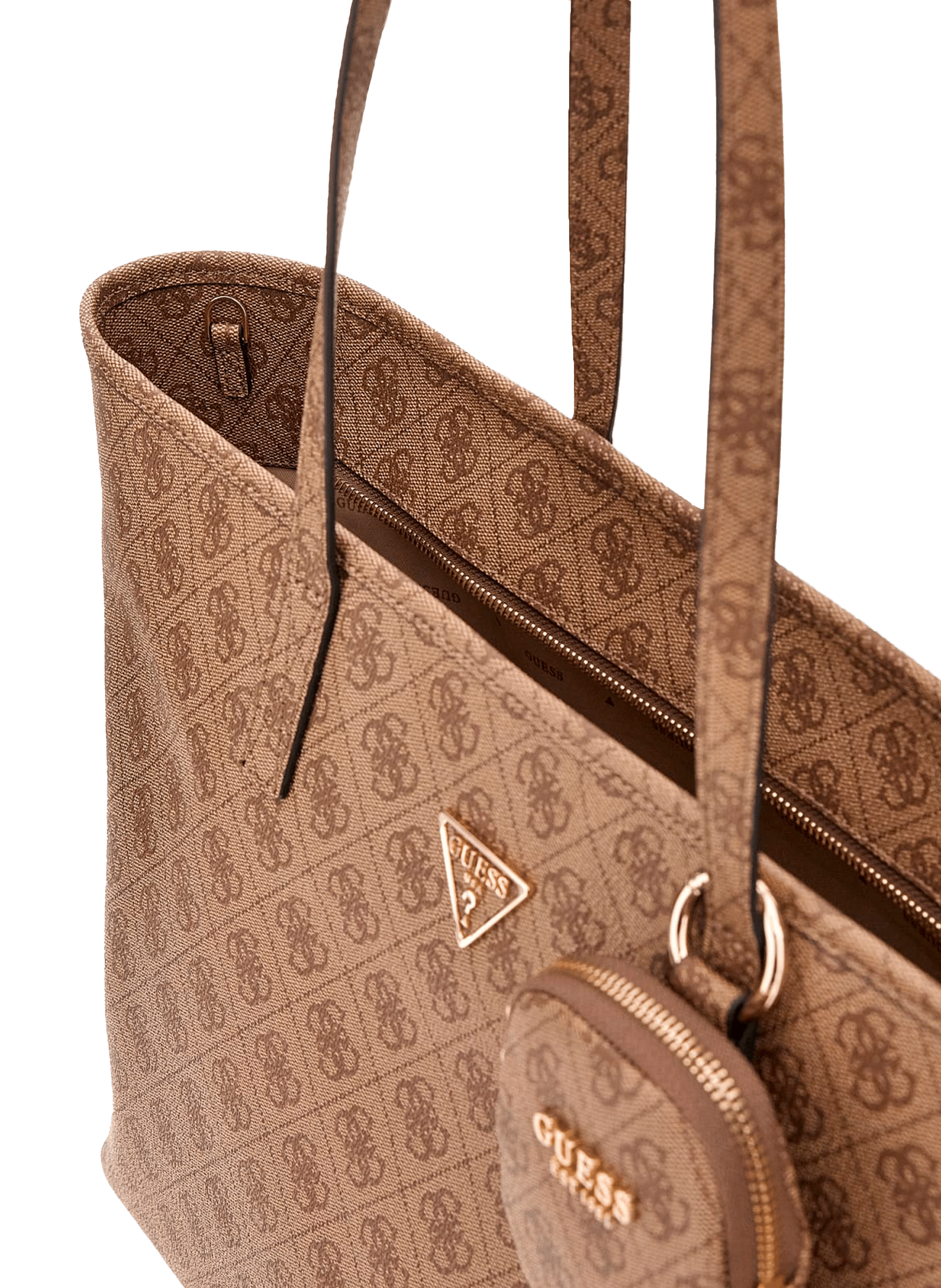 Sac à main Power Play II  GUESS Marron