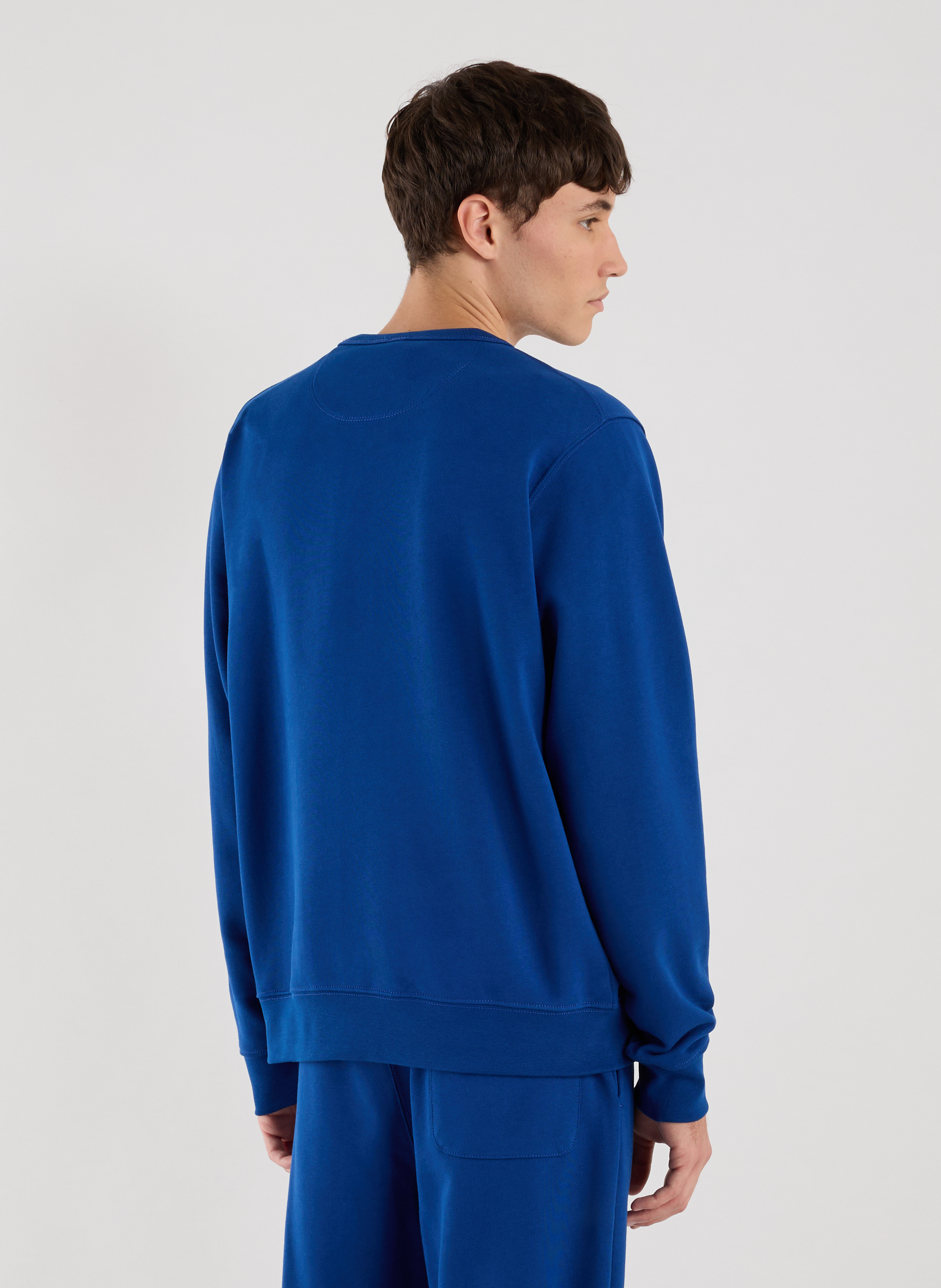 Cotton sweatshirt AU PRINTEMPS PARIS Blue