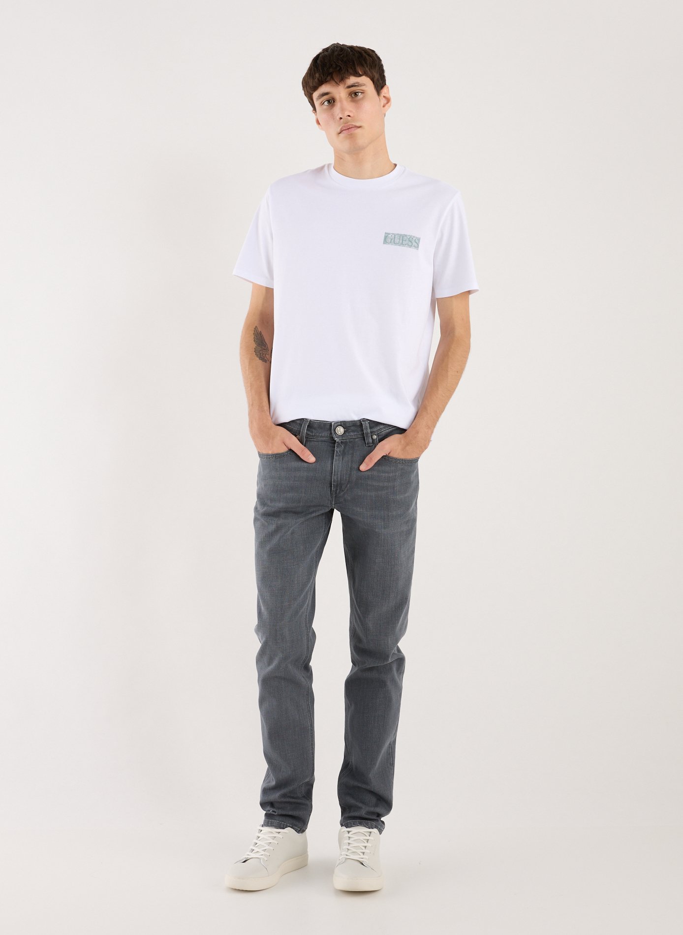 Classic Cotton T-Shirt GUESS White