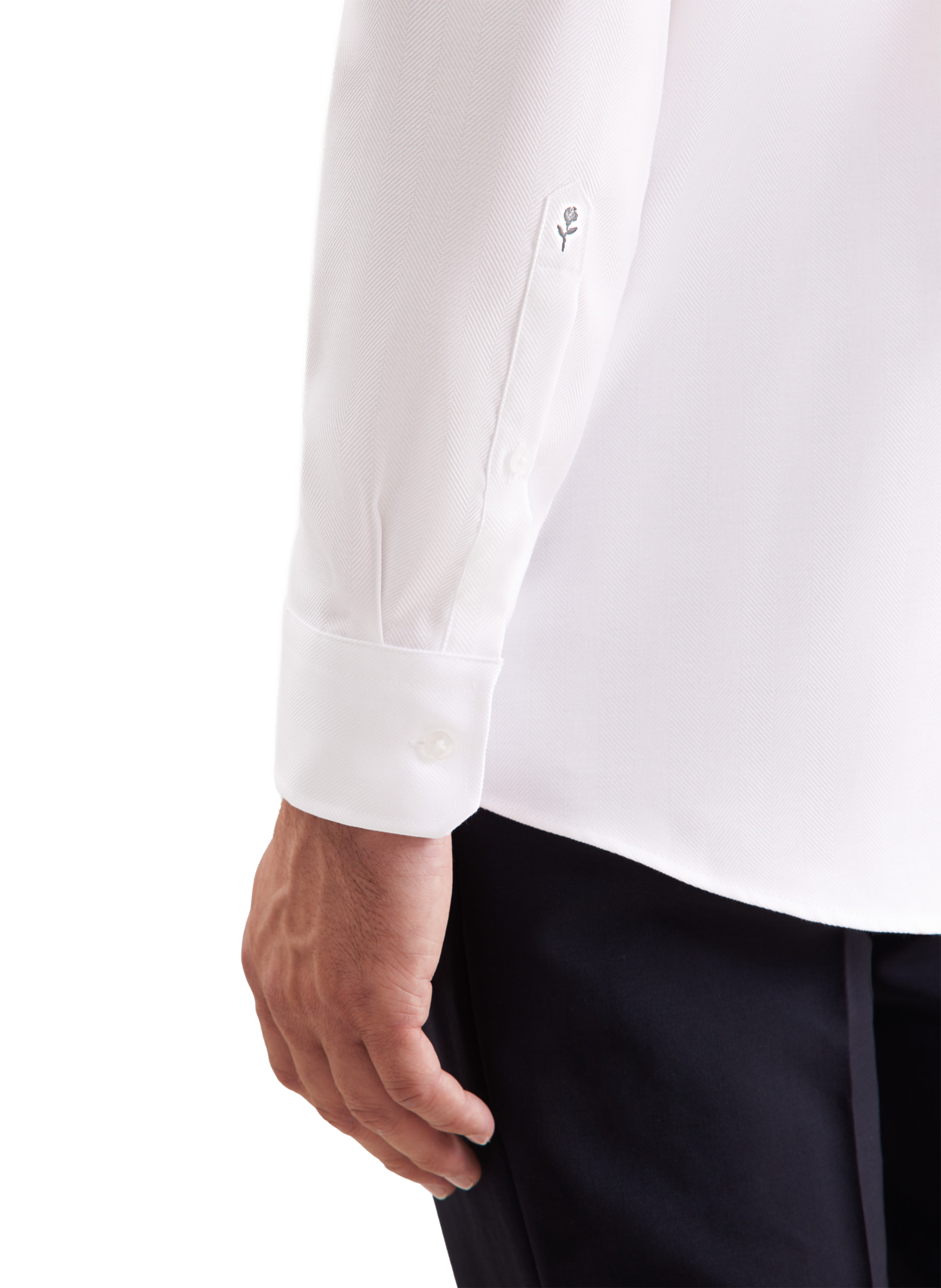 Chemise en coton SEIDENSTICKER Blanc