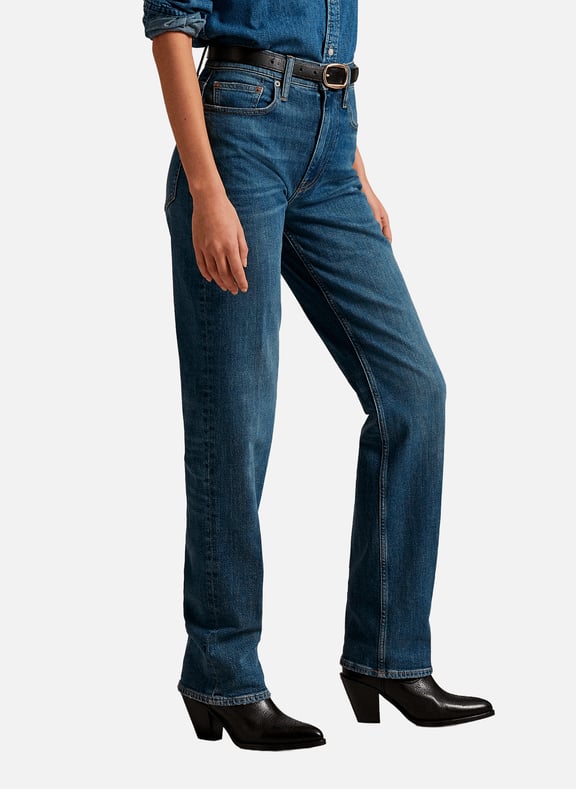 Jean droit en coton mélangé Bleu by POLO RALPH LAUREN POLO RALPH LAUREN Jean droit en coton mélangé Bleu