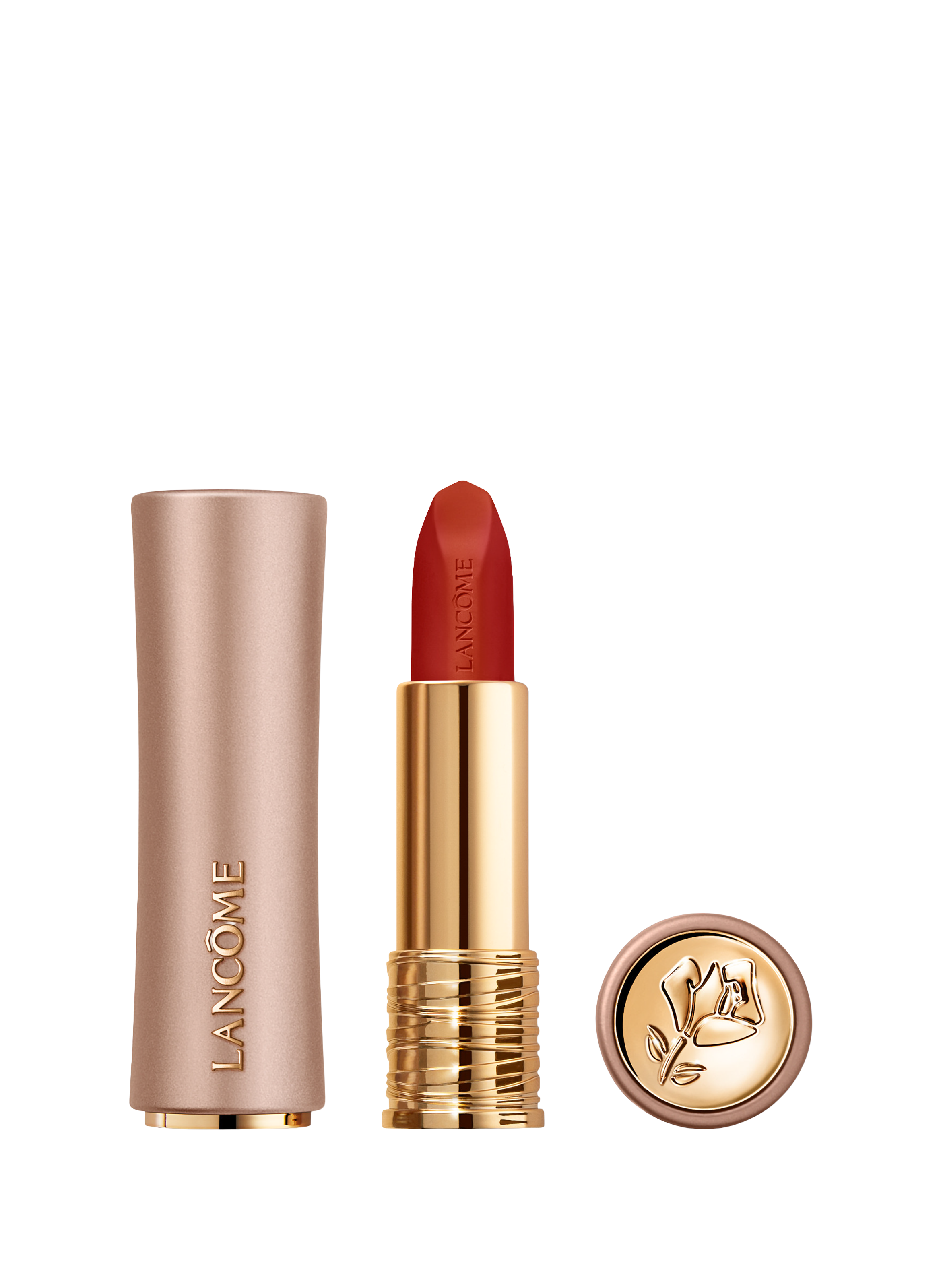 LANCÔME L'Absolu Rouge - Rouge à lèvres mat effet flouté sensation lèvres nues 196 french touch