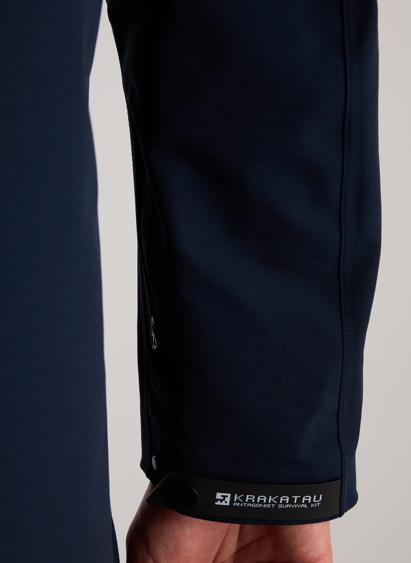 Parka with removable lining and hood KRAKATAU Blue