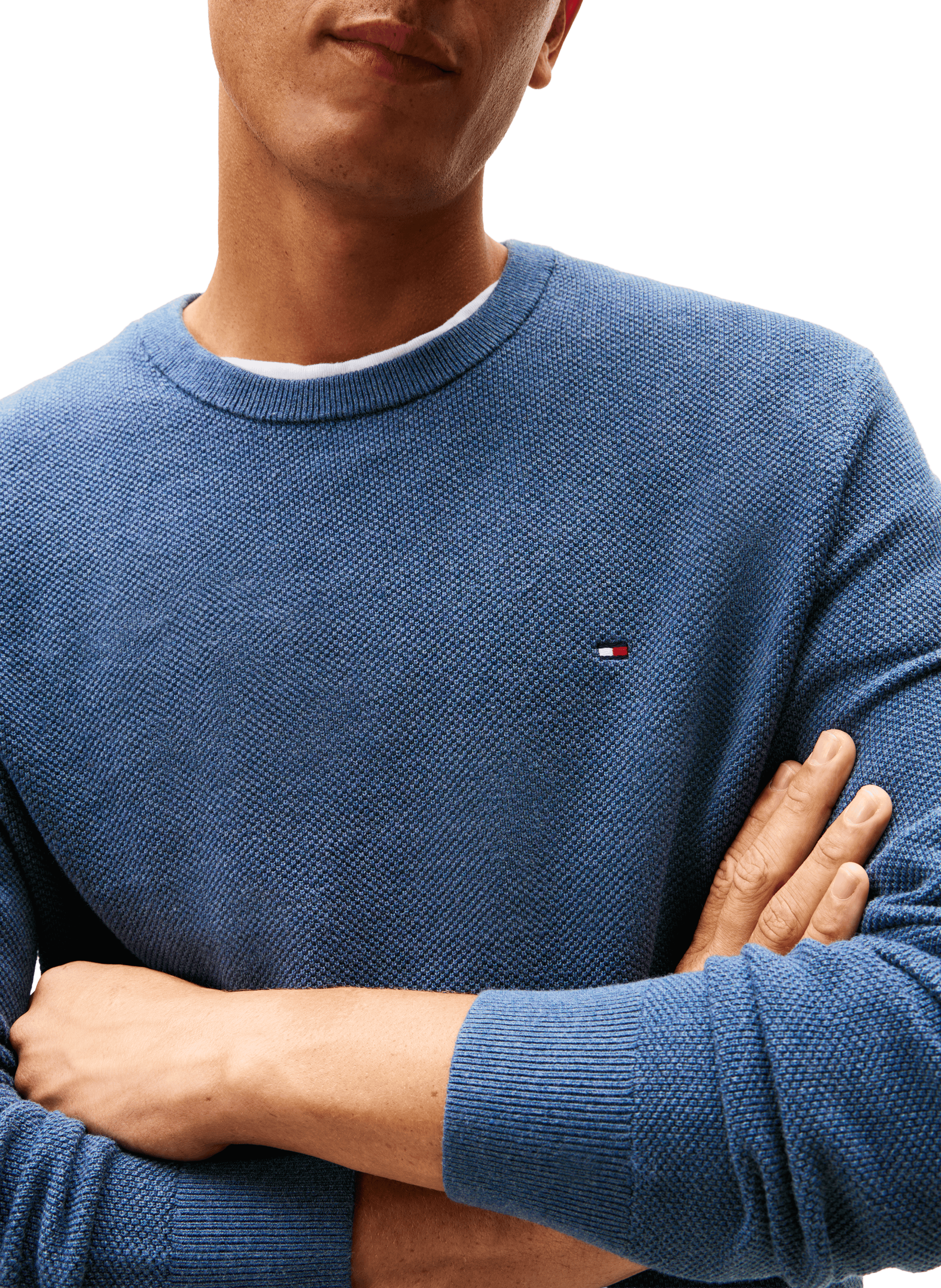 Cotton-blend jumper TOMMY HILFIGER Blue