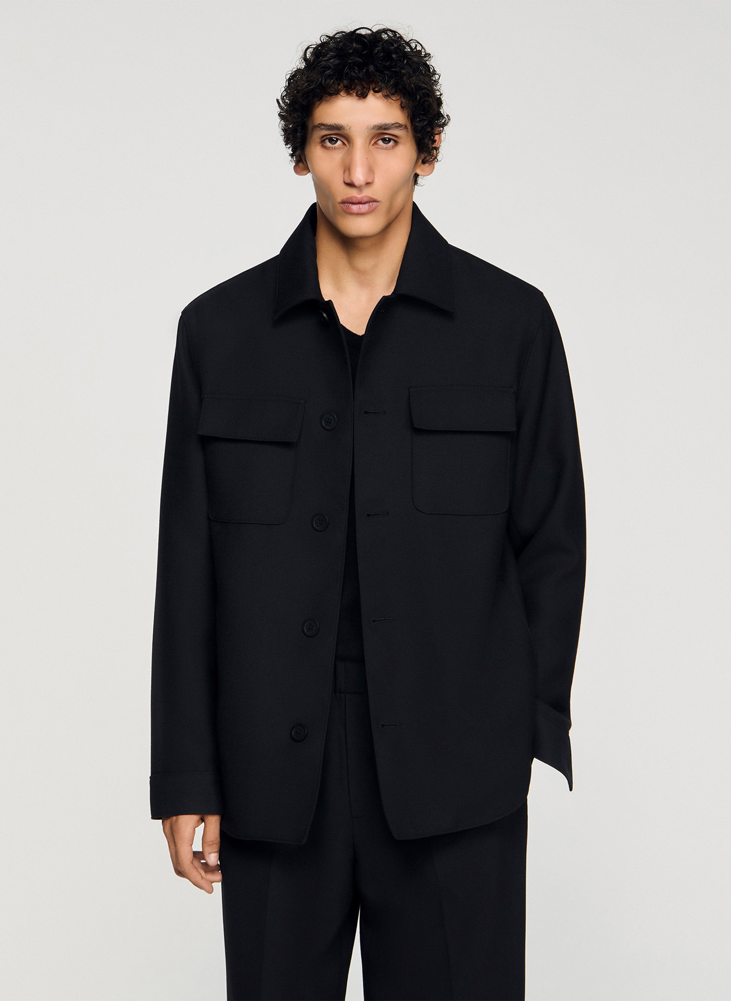 Surchemise col classique SANDRO Noir
