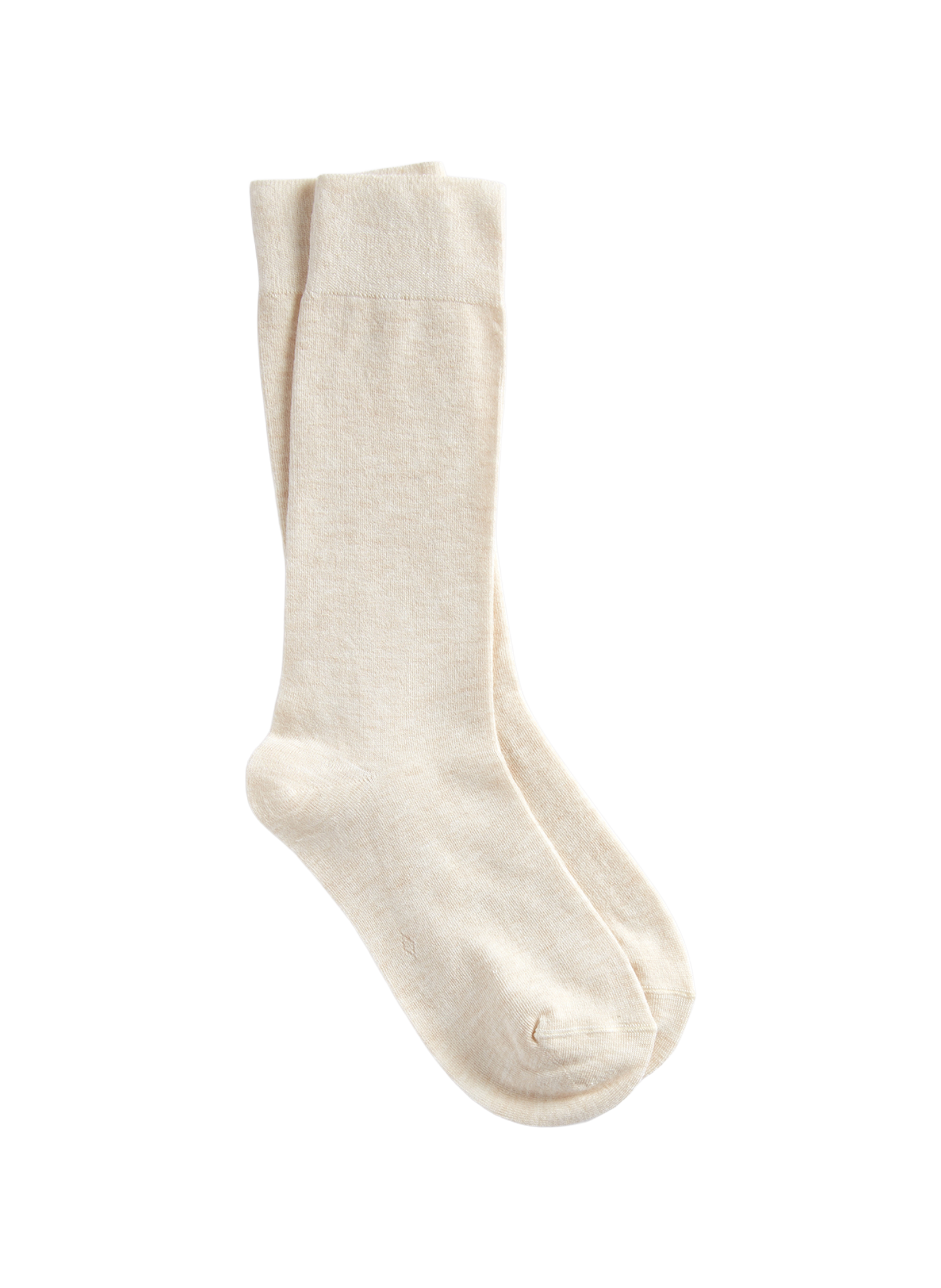 Modal and Cashmere High Socks LE BOURGET Beige