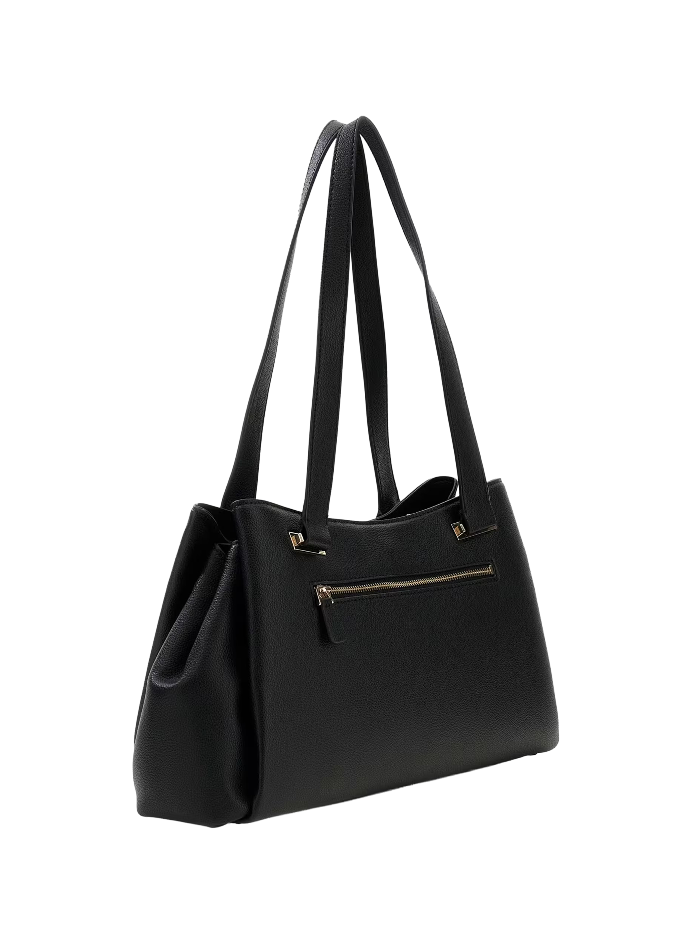 Sac porté épaule avec charms effet cuir GUESS Noir