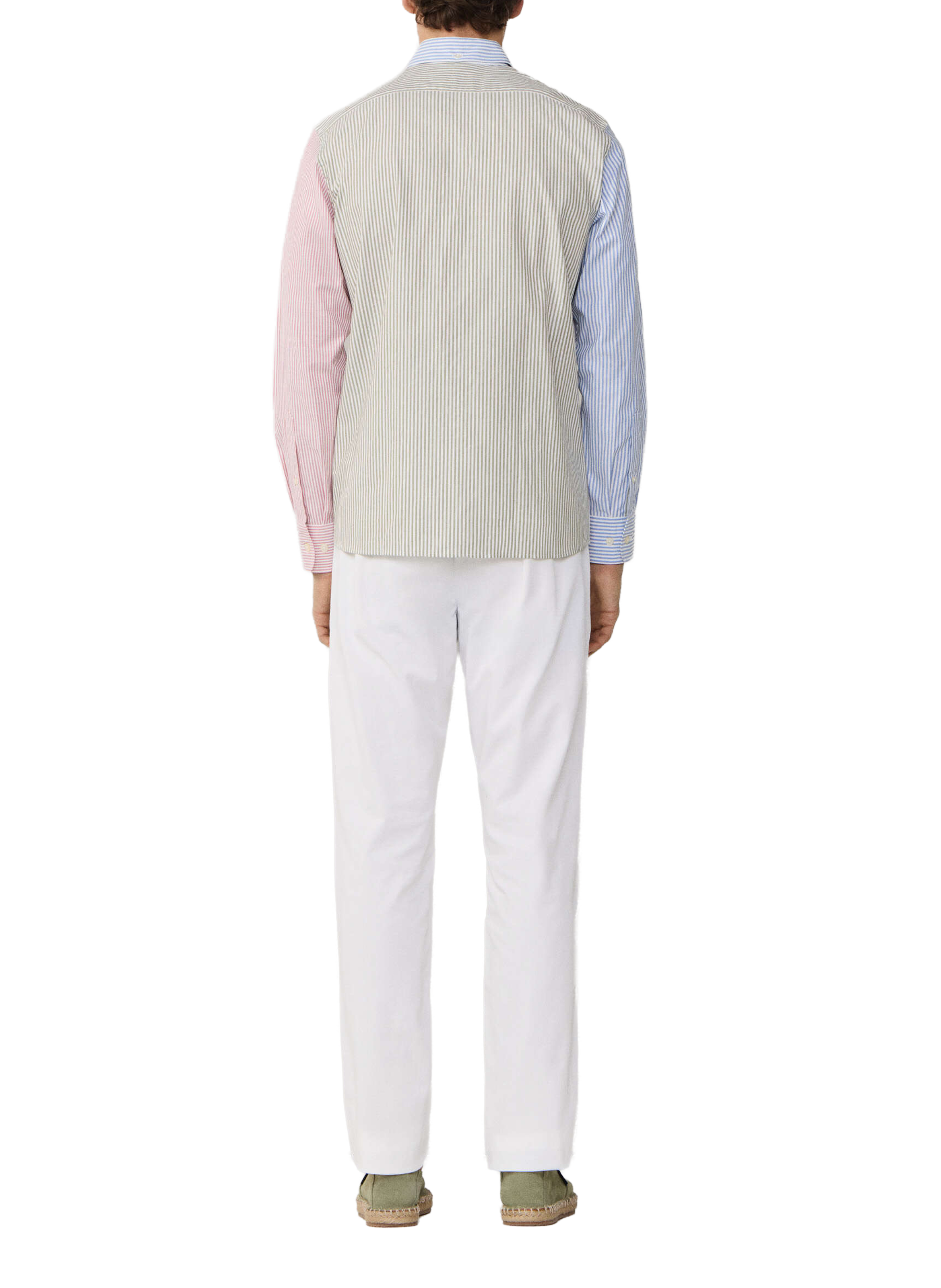 Striped cotton shirt FACONNABLE Red