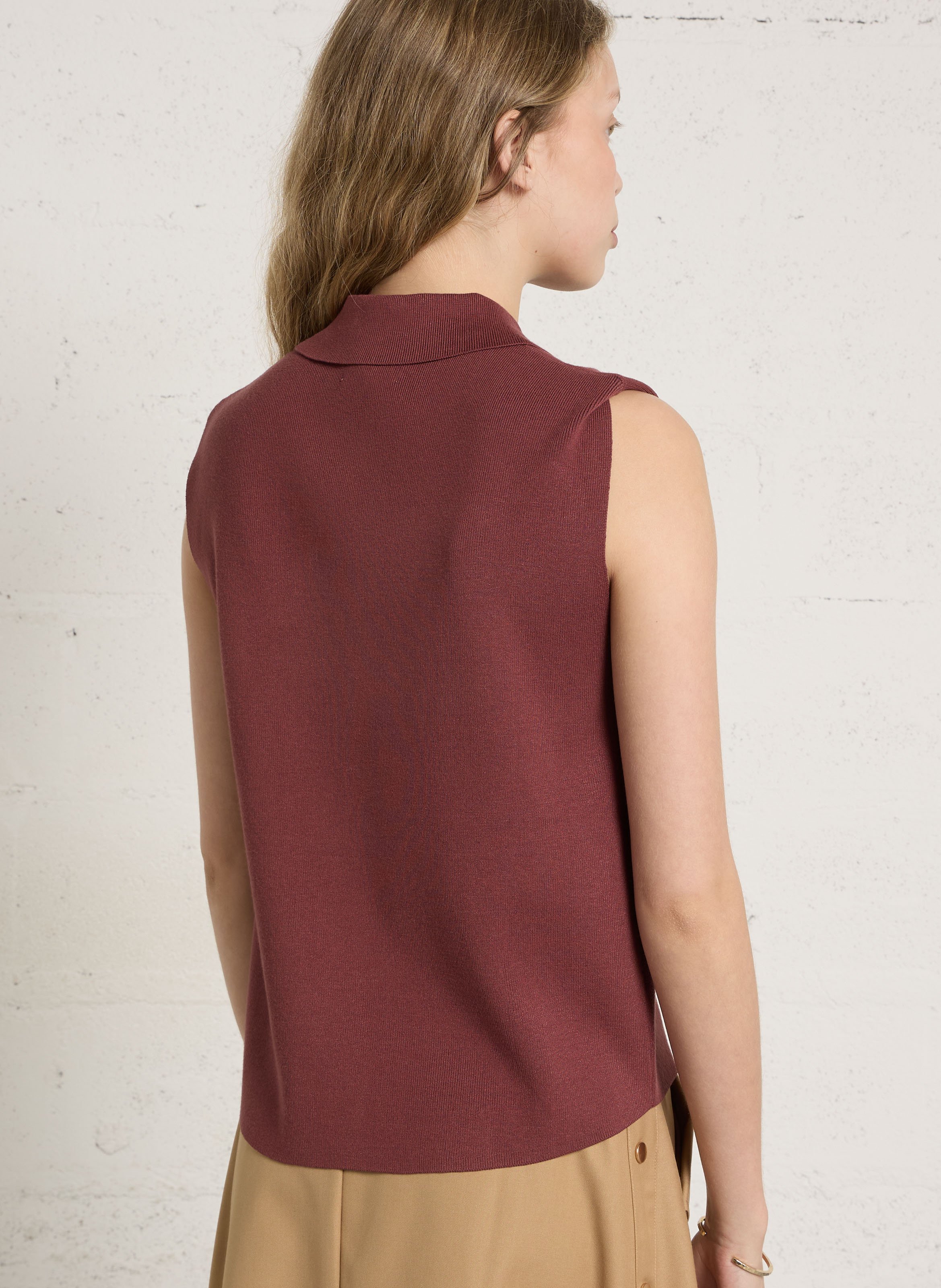 Gilet col classique petra MAISON 123 Rose