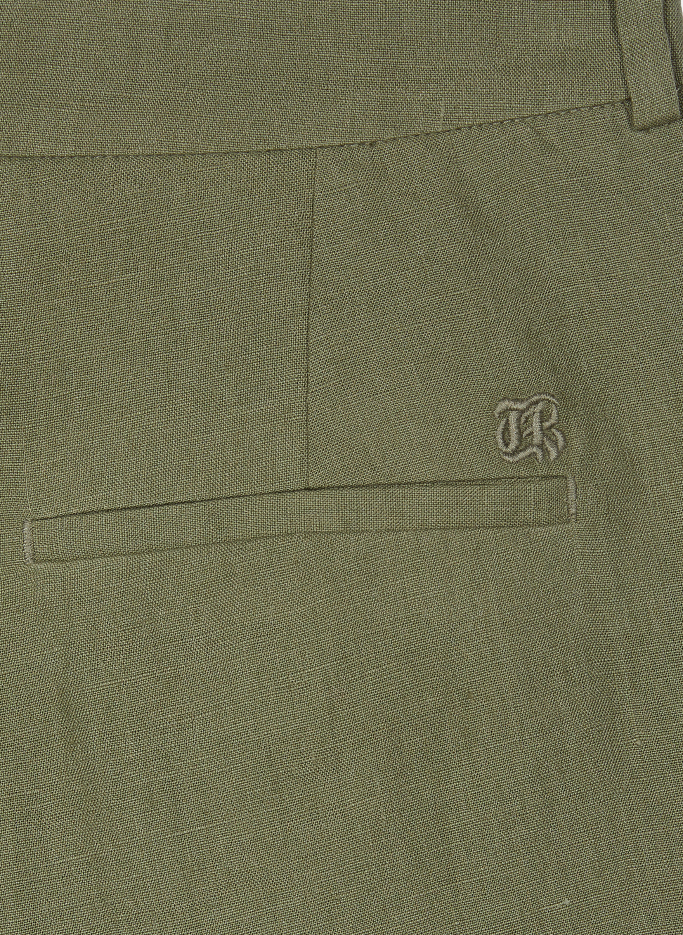 Short en lin THE KOOPLES Vert