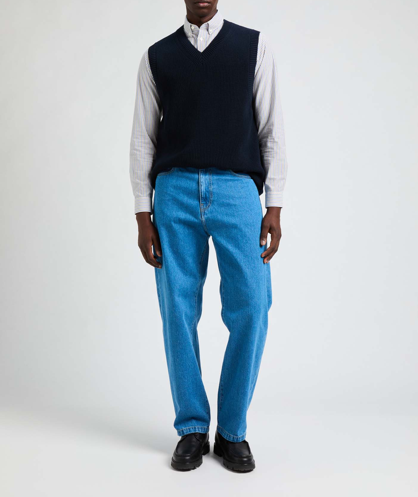 Jean large en coton  CARHARTT WIP Bleu