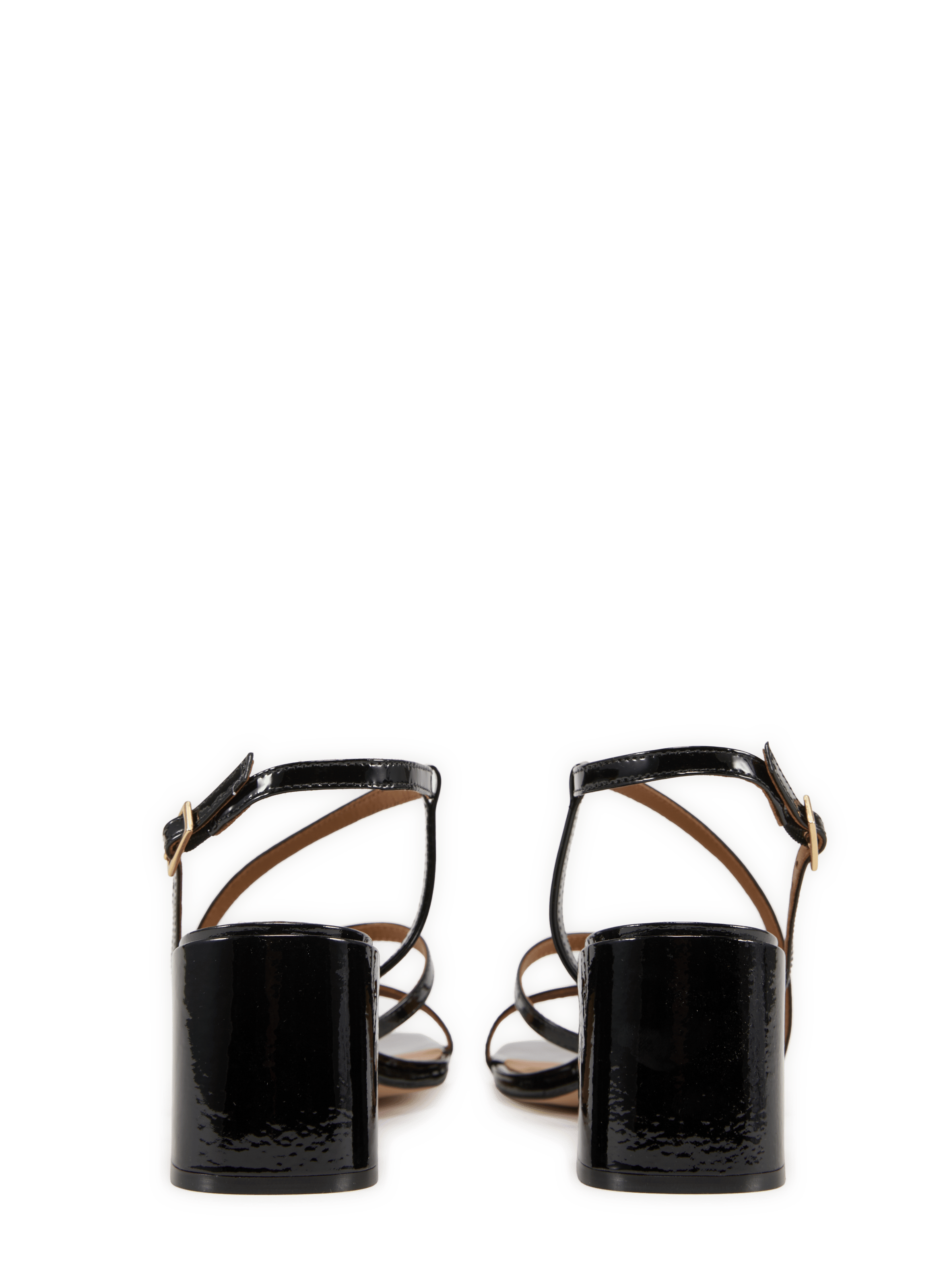 Fexy high-heeled patent leather sandals SAISON 1865 Black