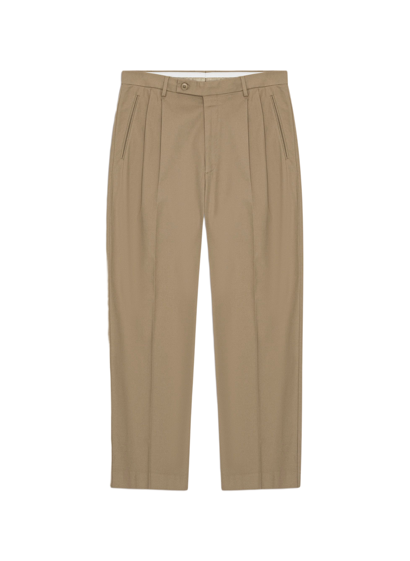 Pantalon ample Robin en coton mélangé NN.07 Beige