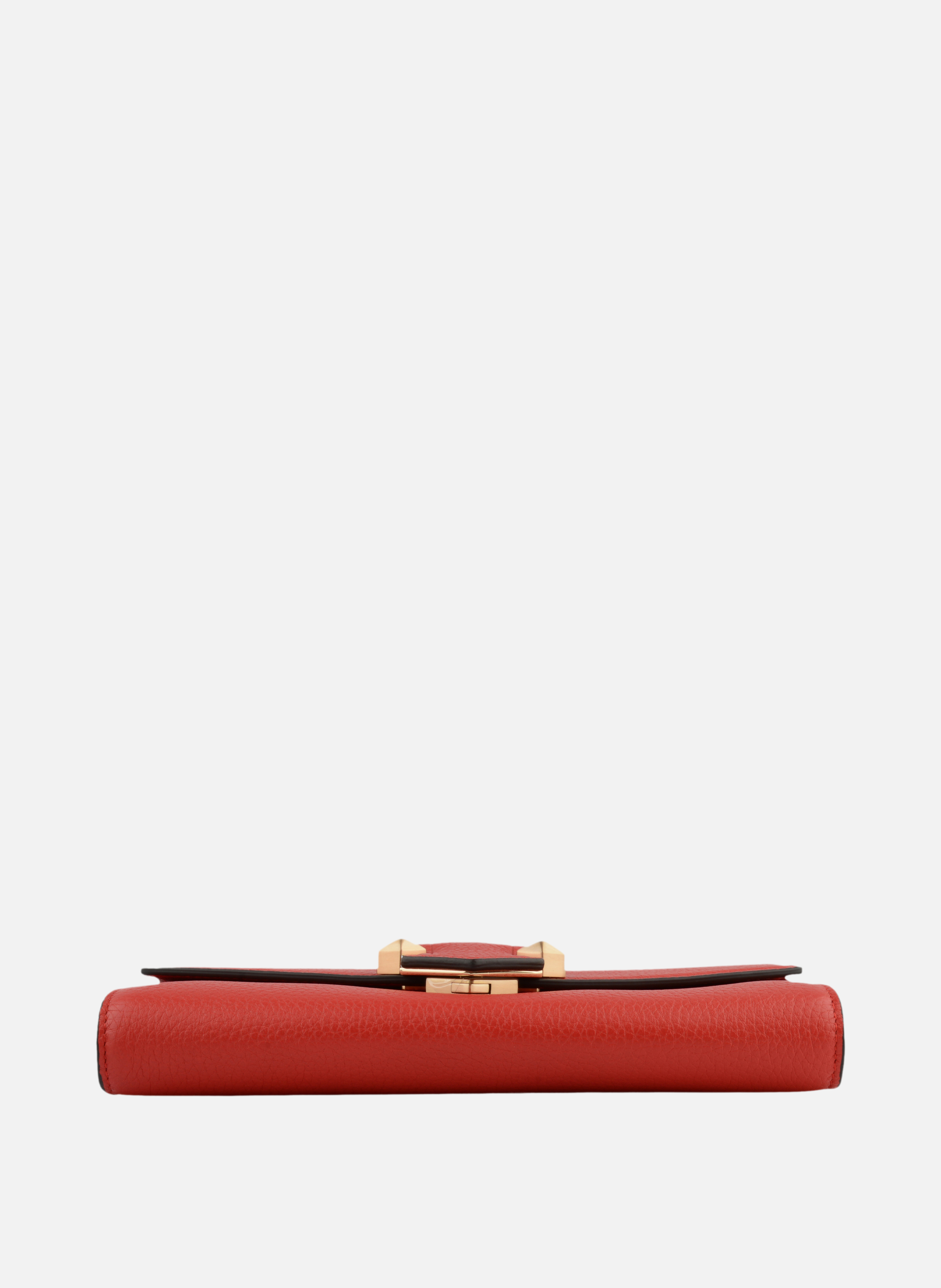 Sèvres | sac besace gm en cuir de vachette POURCHET Rouge
