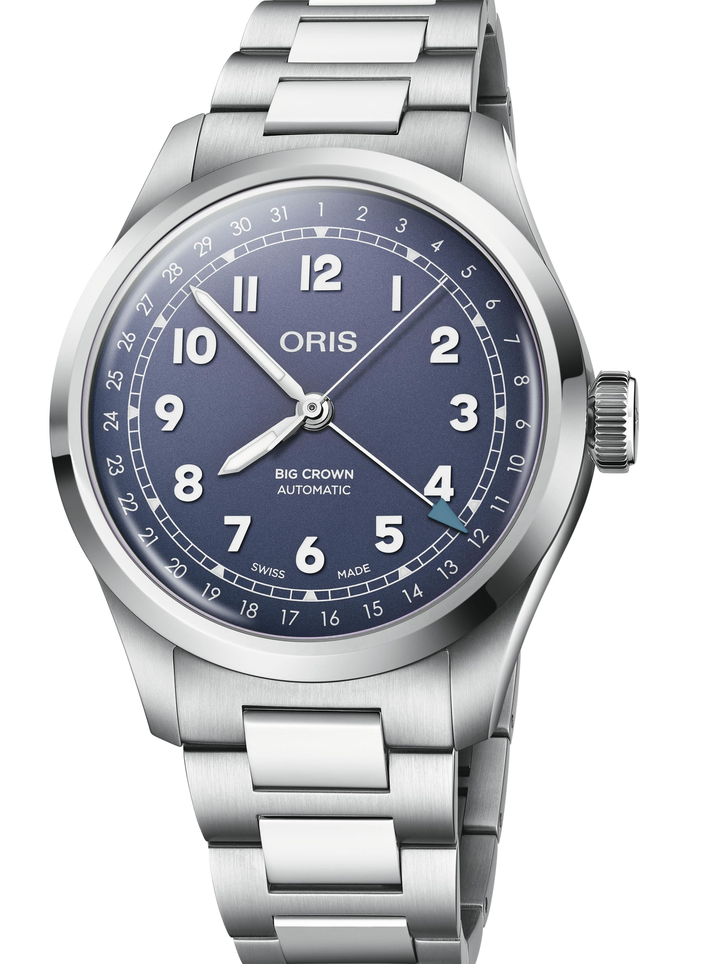 Montre automatique Oris Big Crown Pointer Date en acier inoxydable ORIS Violet