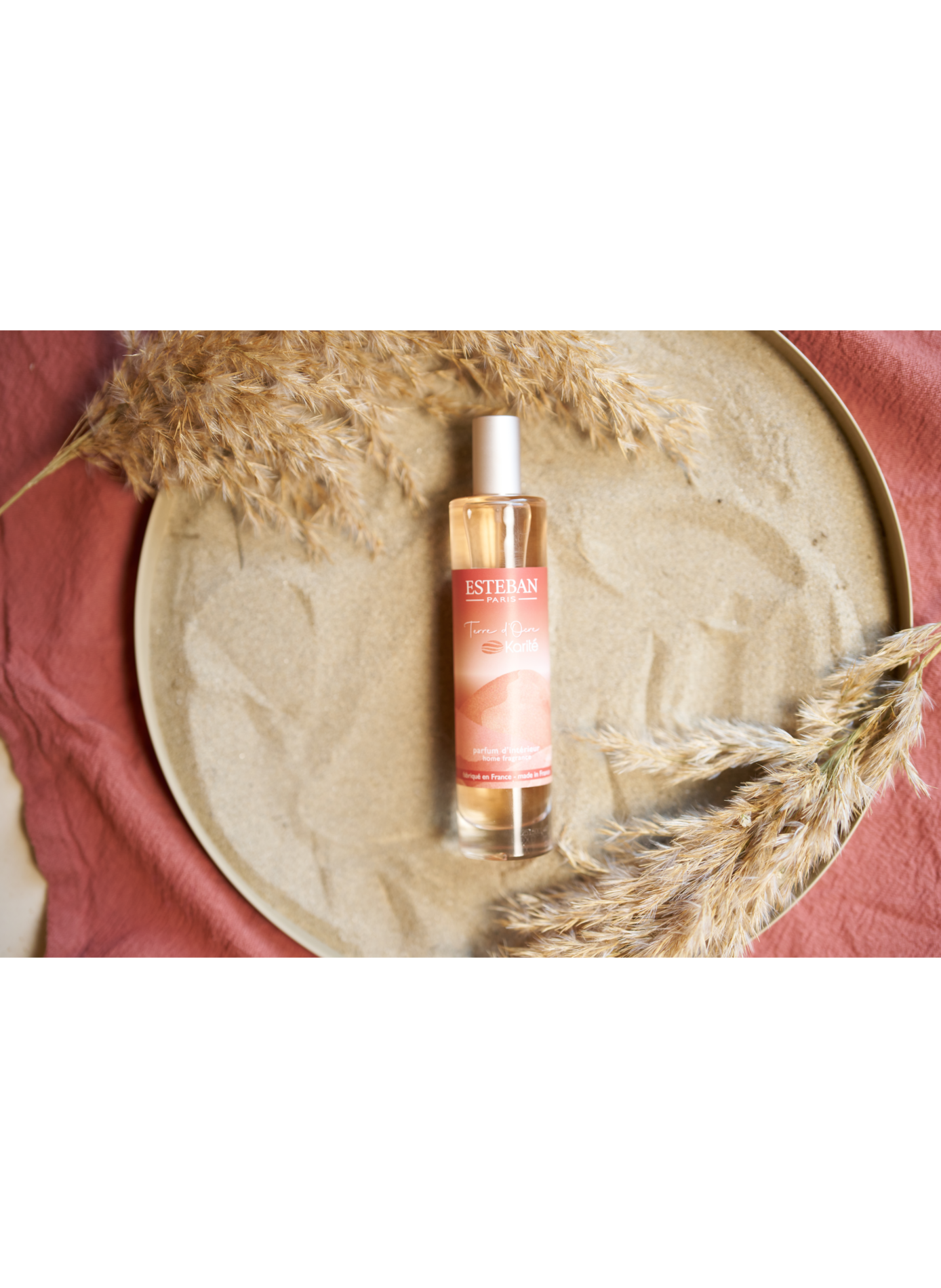 Verstuiver Terracotta Shea 75 ml ESTEBAN Roze