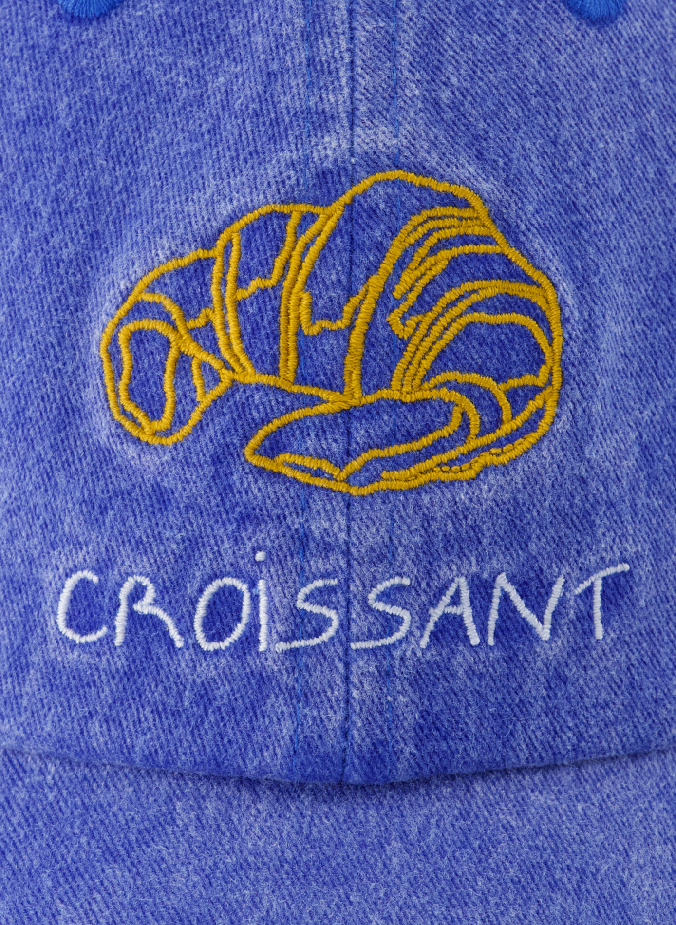 Cotton embroidered cap MAISON LABICHE Blue