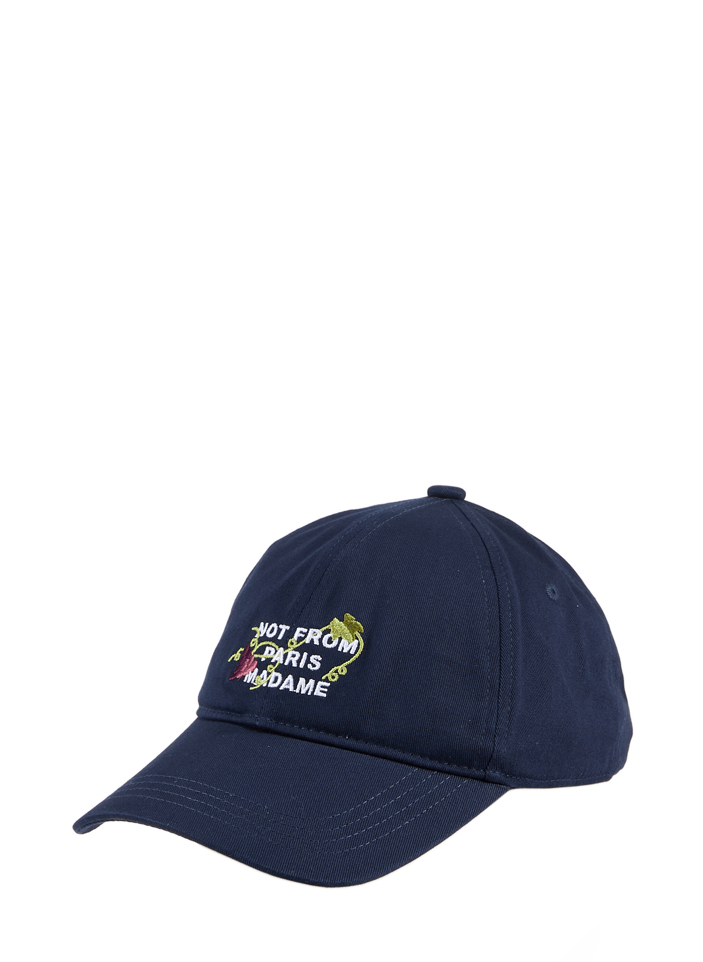 Cotton baseball cap with embroidered logo  DROLE DE MONSIEUR Blue