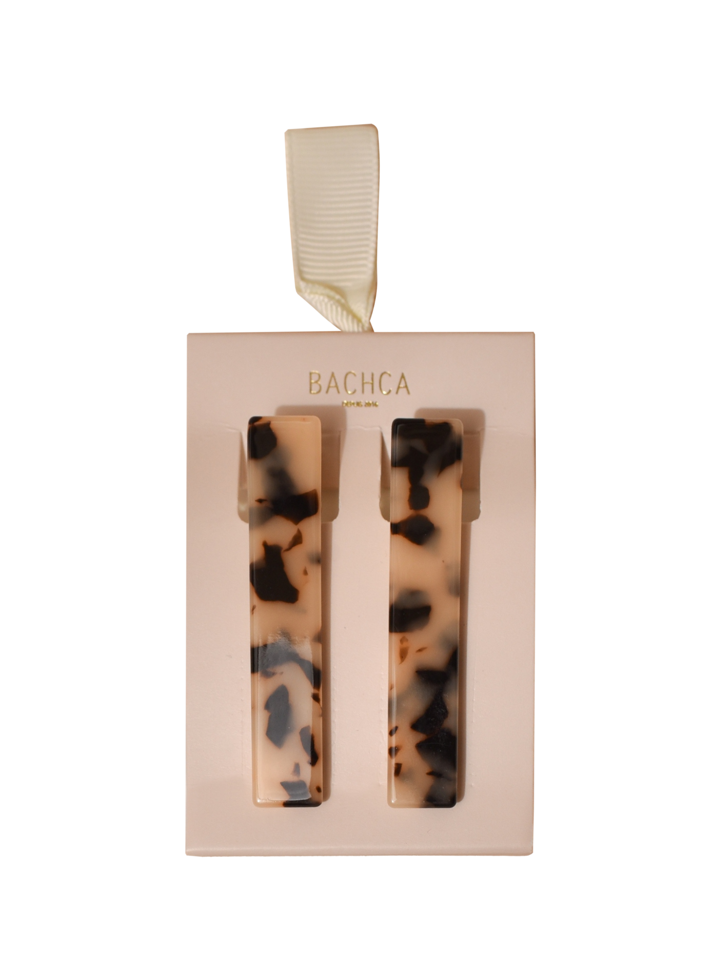 Flat Tortoiseshell Barrettes x2 BACHCA No color