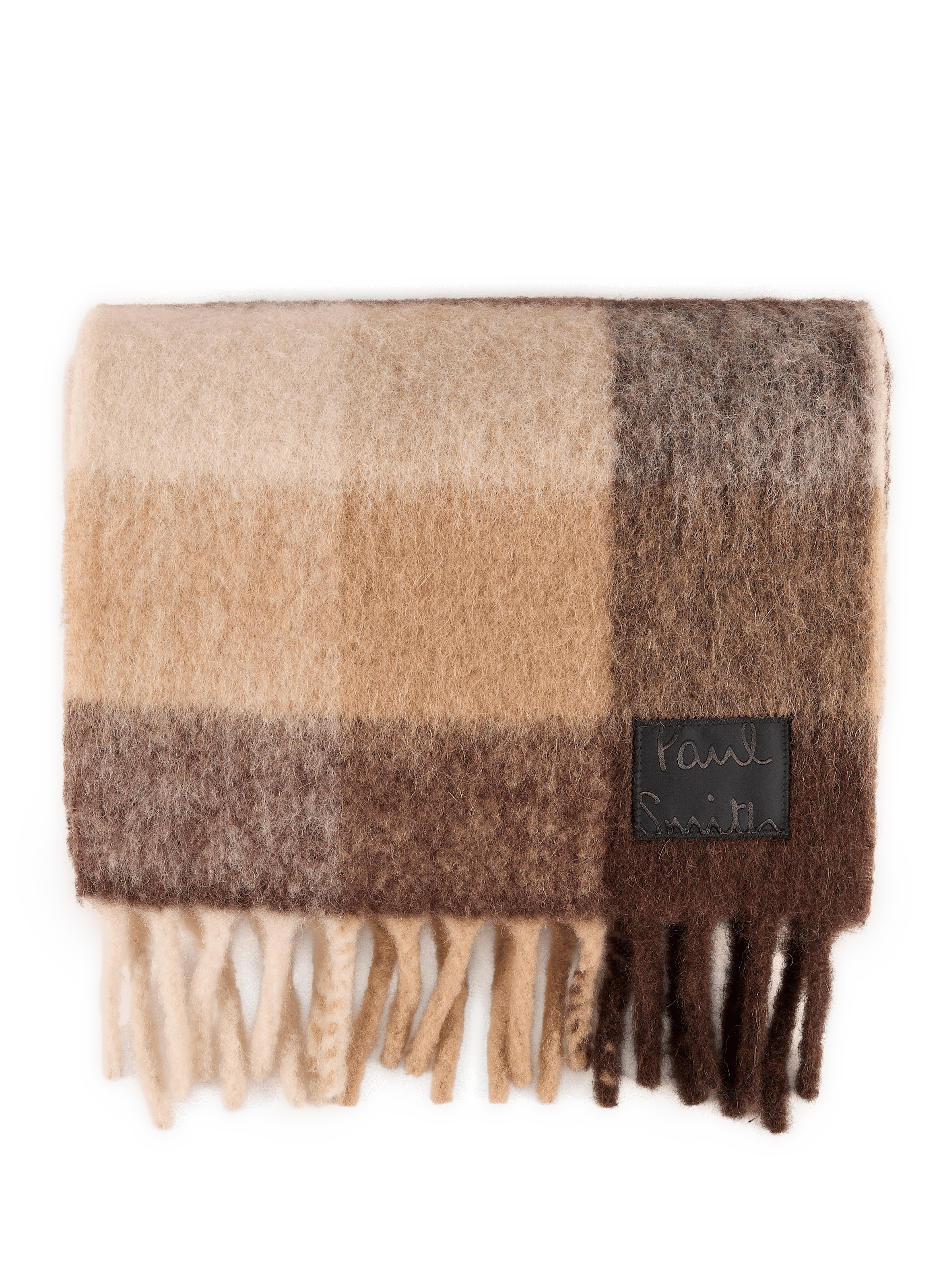 Schal aus Wollmischung PAUL SMITH Braun