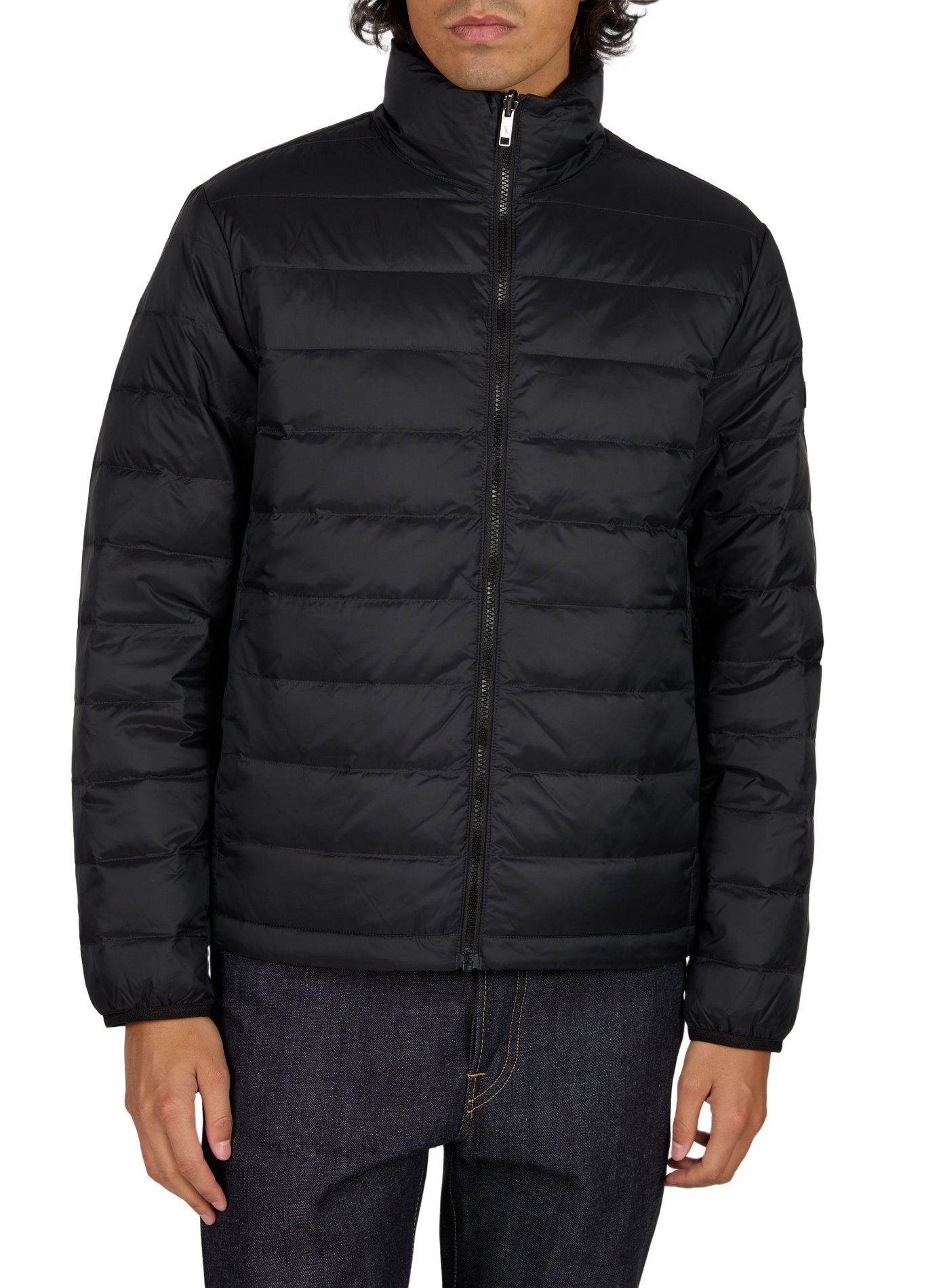 Wasserabweisende gesteppte Daunenjacke T-Kit aus leichtem Daunenfell AIGLE Schwarz