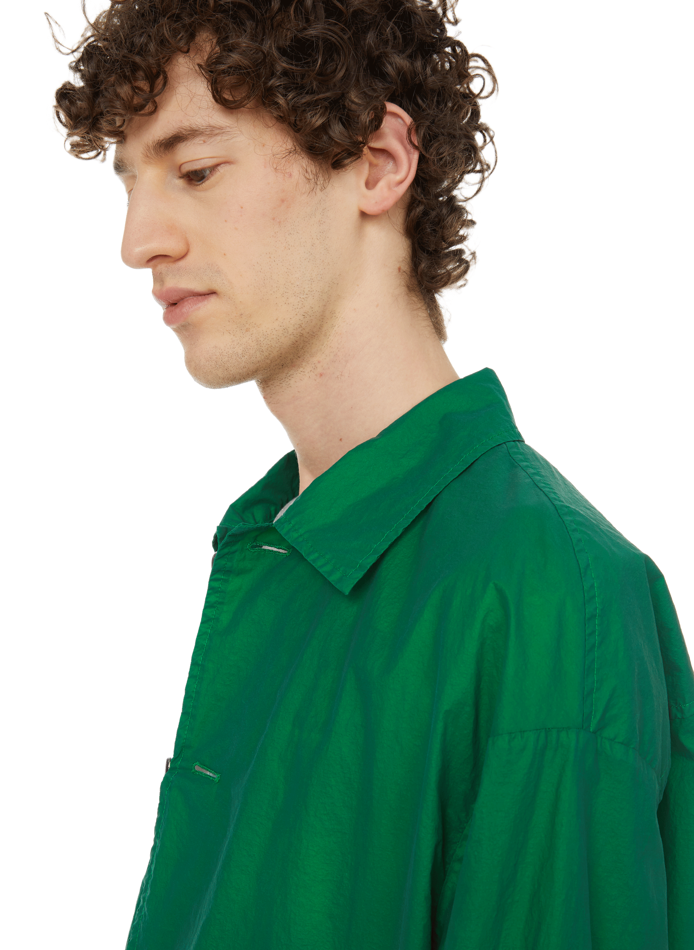 Gerade geschnittene Jacke Voscree DRIES VAN NOTEN Grun
