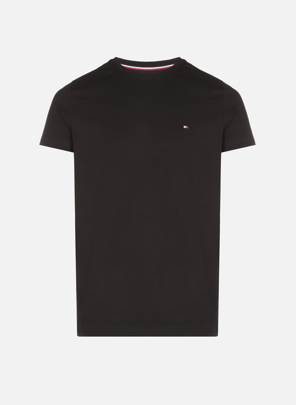 Short-sleeved T-shirt Black by TOMMY HILFIGER TOMMY HILFIGER Short-sleeved T-shirt Black