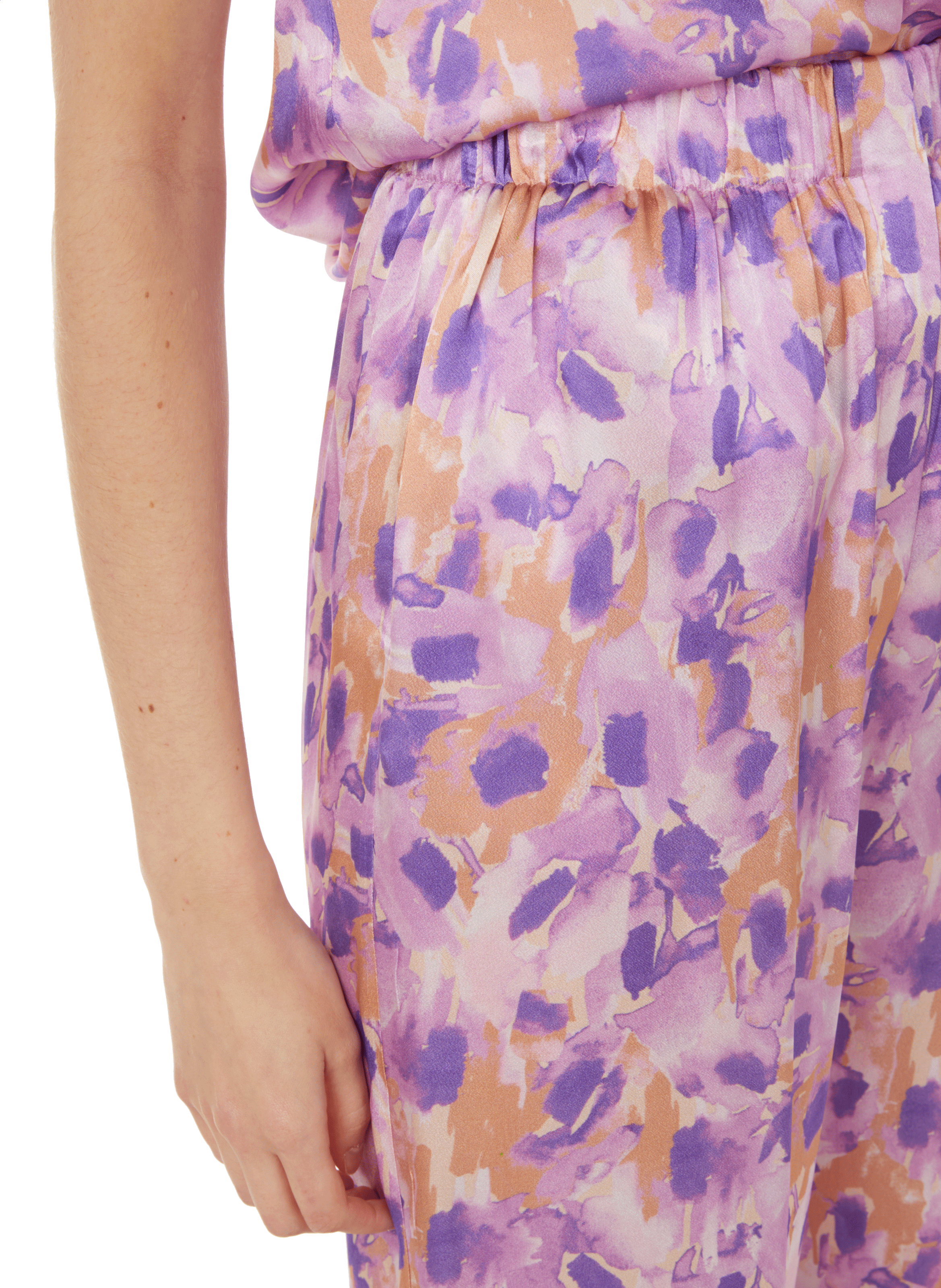 Straight printed trousers SELMACILEK Multicolour