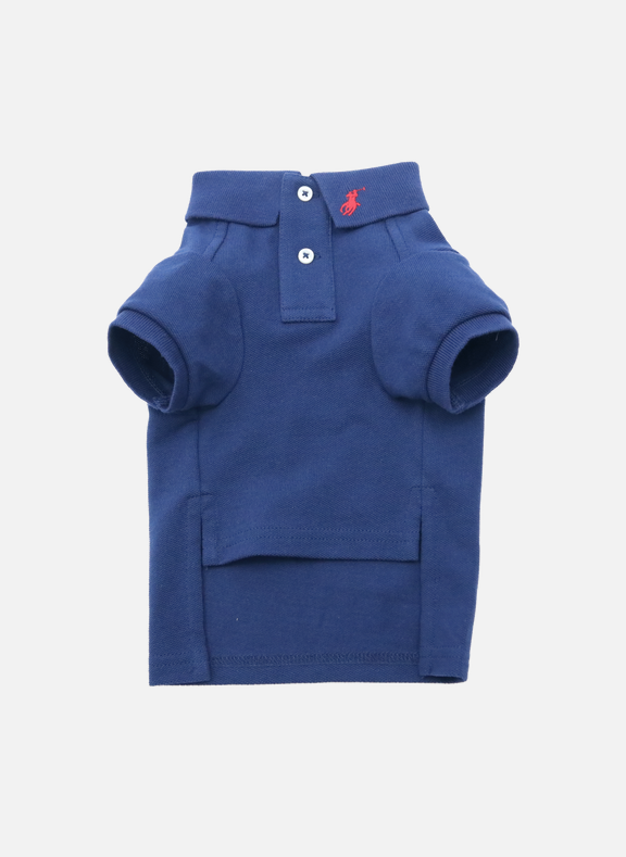 POLO RALPH LAUREN Cotton polo shirt for dogs Blue