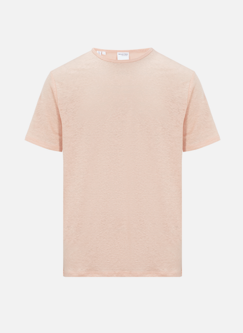 T-shirt en lin PinkSELECTED 