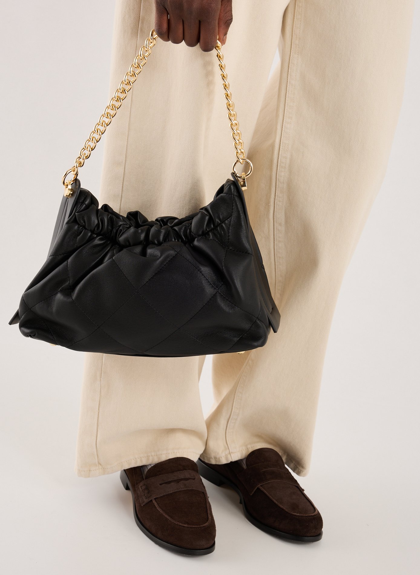 Quilted handbag AU PRINTEMPS PARIS Black