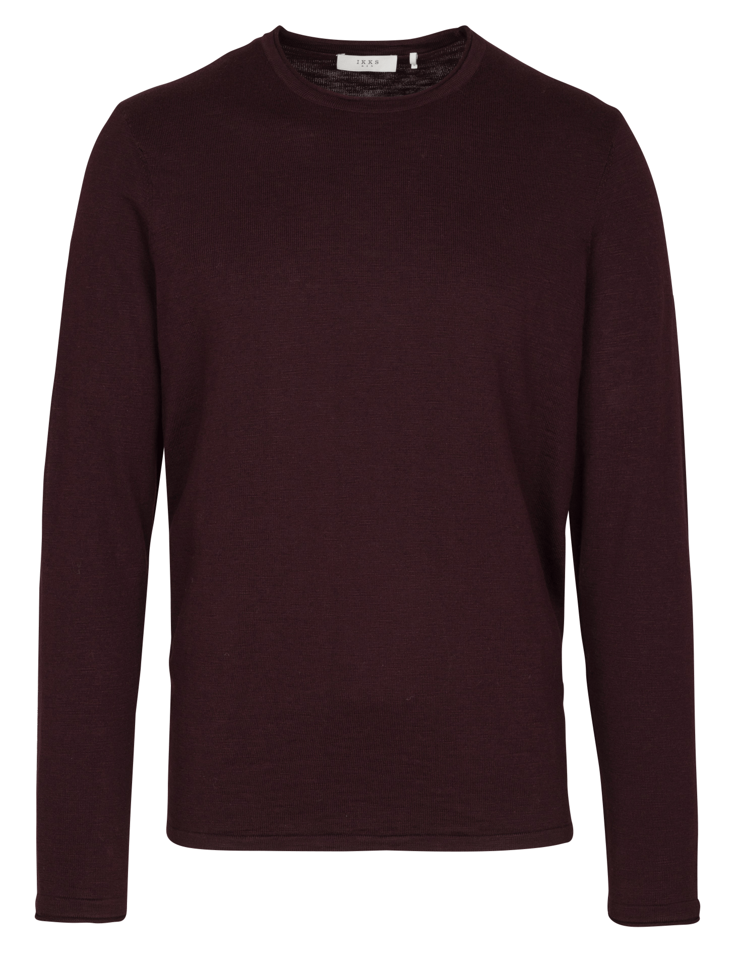 Pull droit en coton IKKS Violet