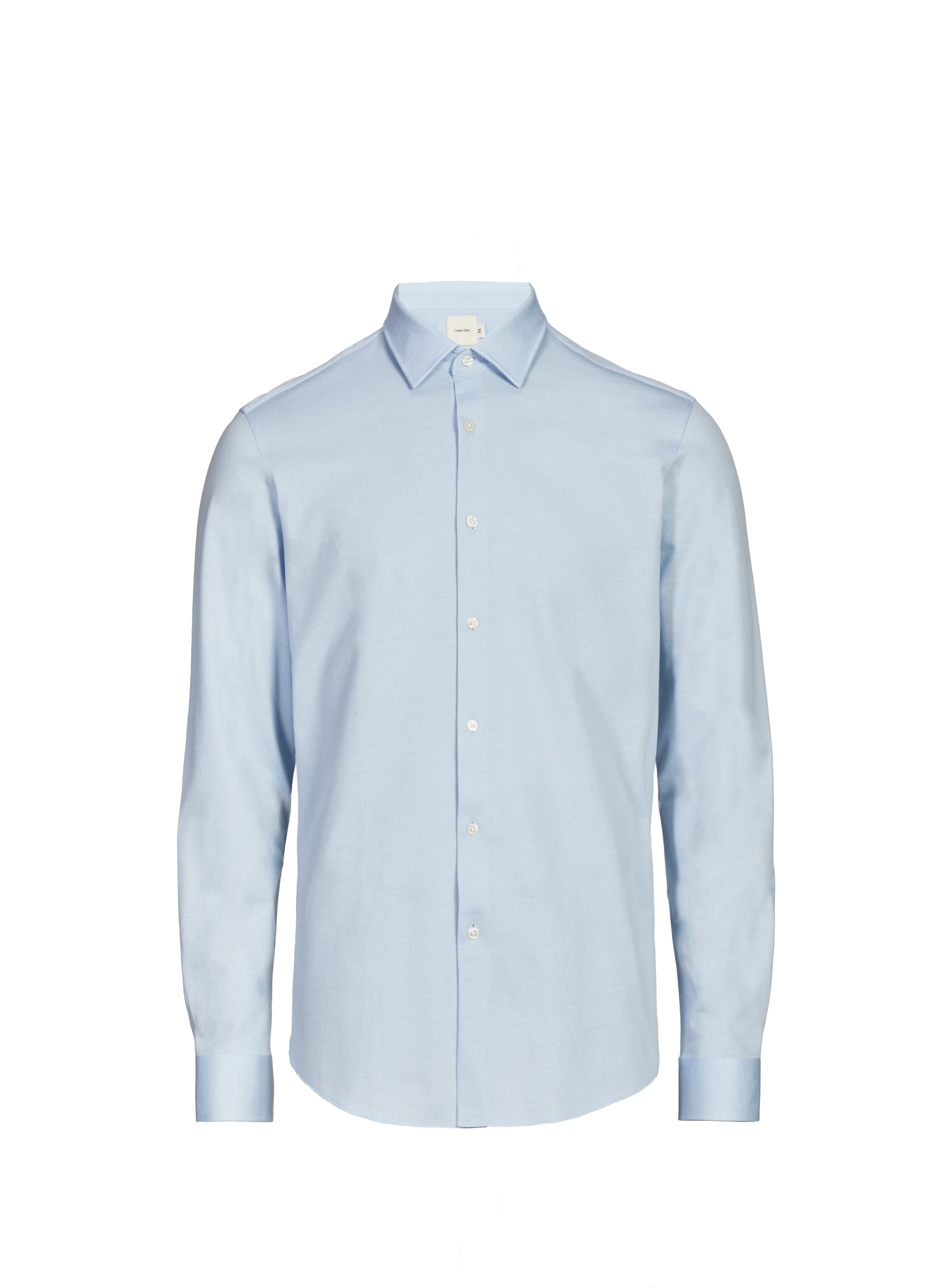 Chemise droite en coton CALVIN KLEIN Bleu