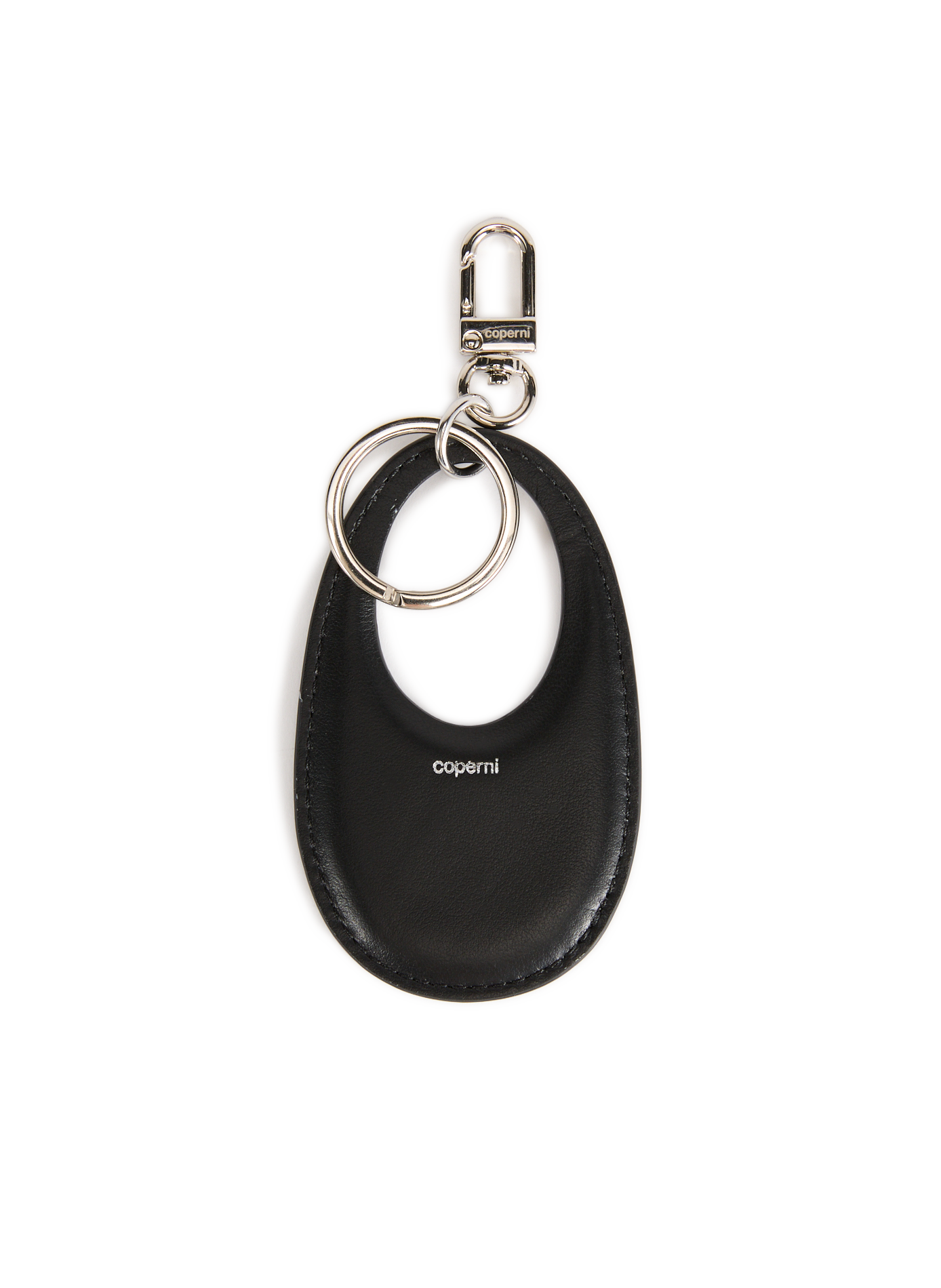 Porte-clé sac en cuir COPERNI Noir