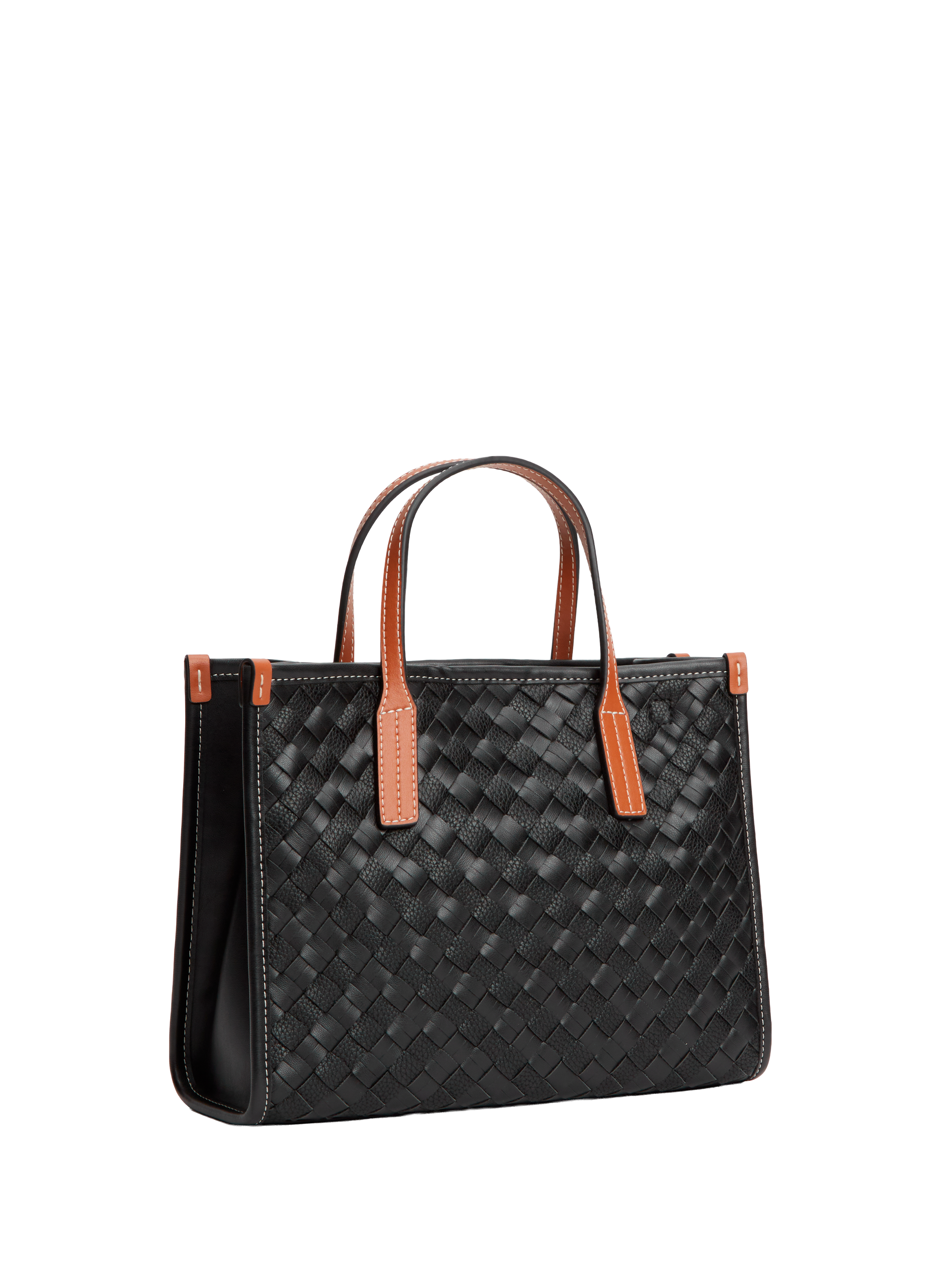 Mini tote bag tressé TOMMY HILFIGER Noir