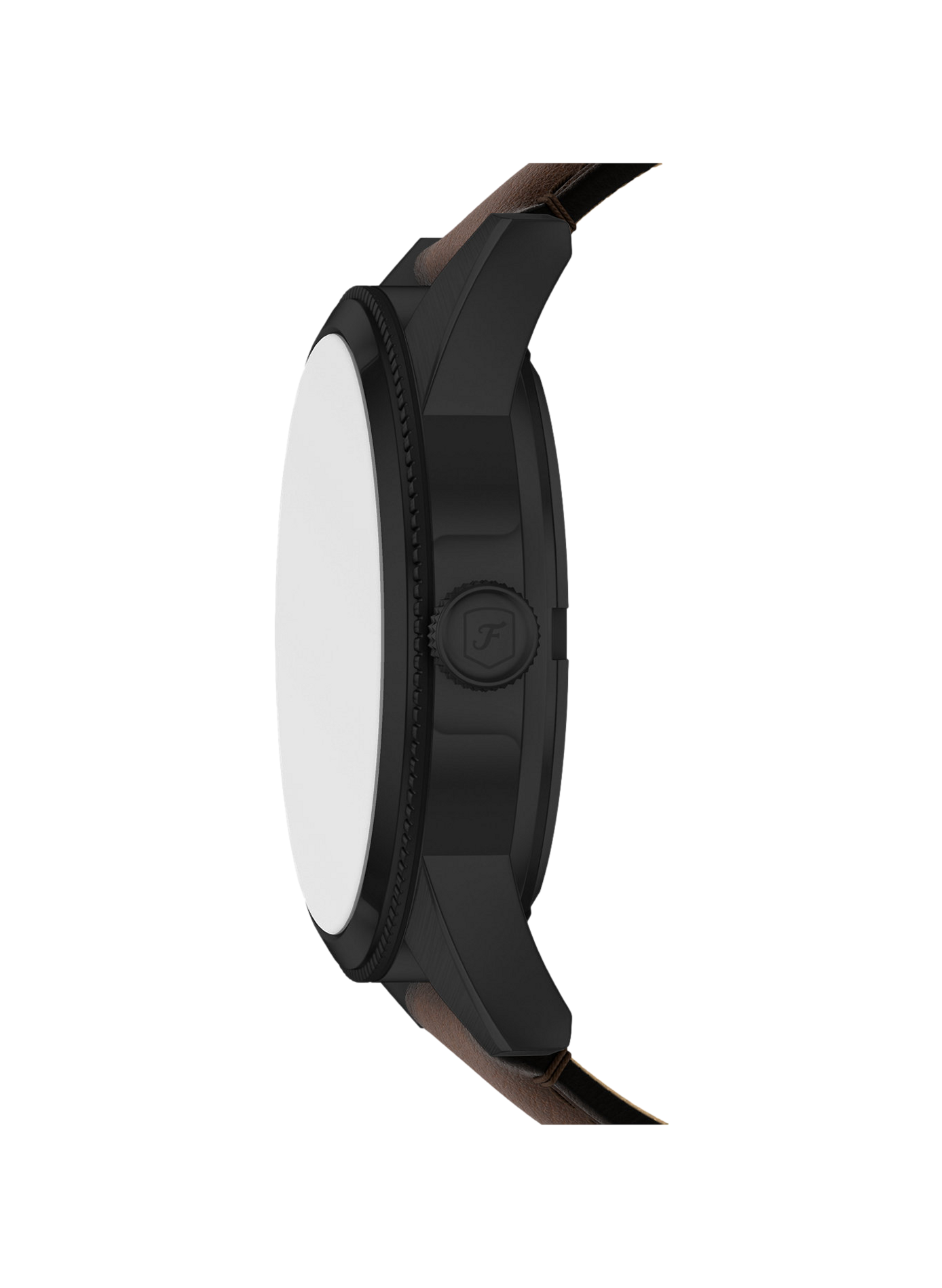 Montre Pearson bracelet en cuir FOSSIL Noir