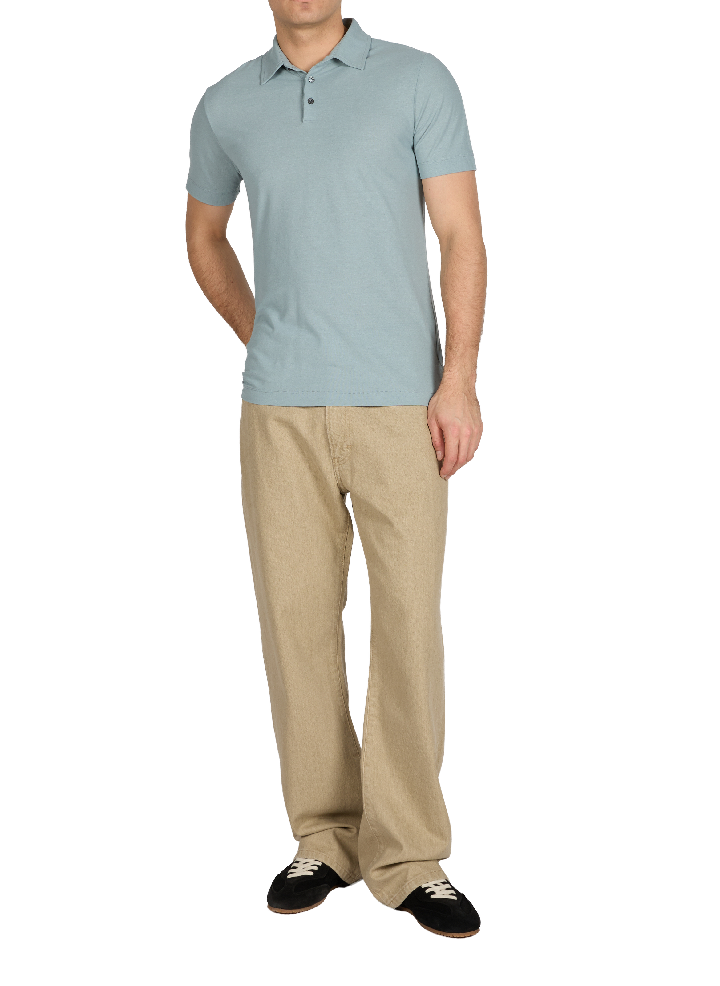 Cotton polo shirt SLOWEAR White