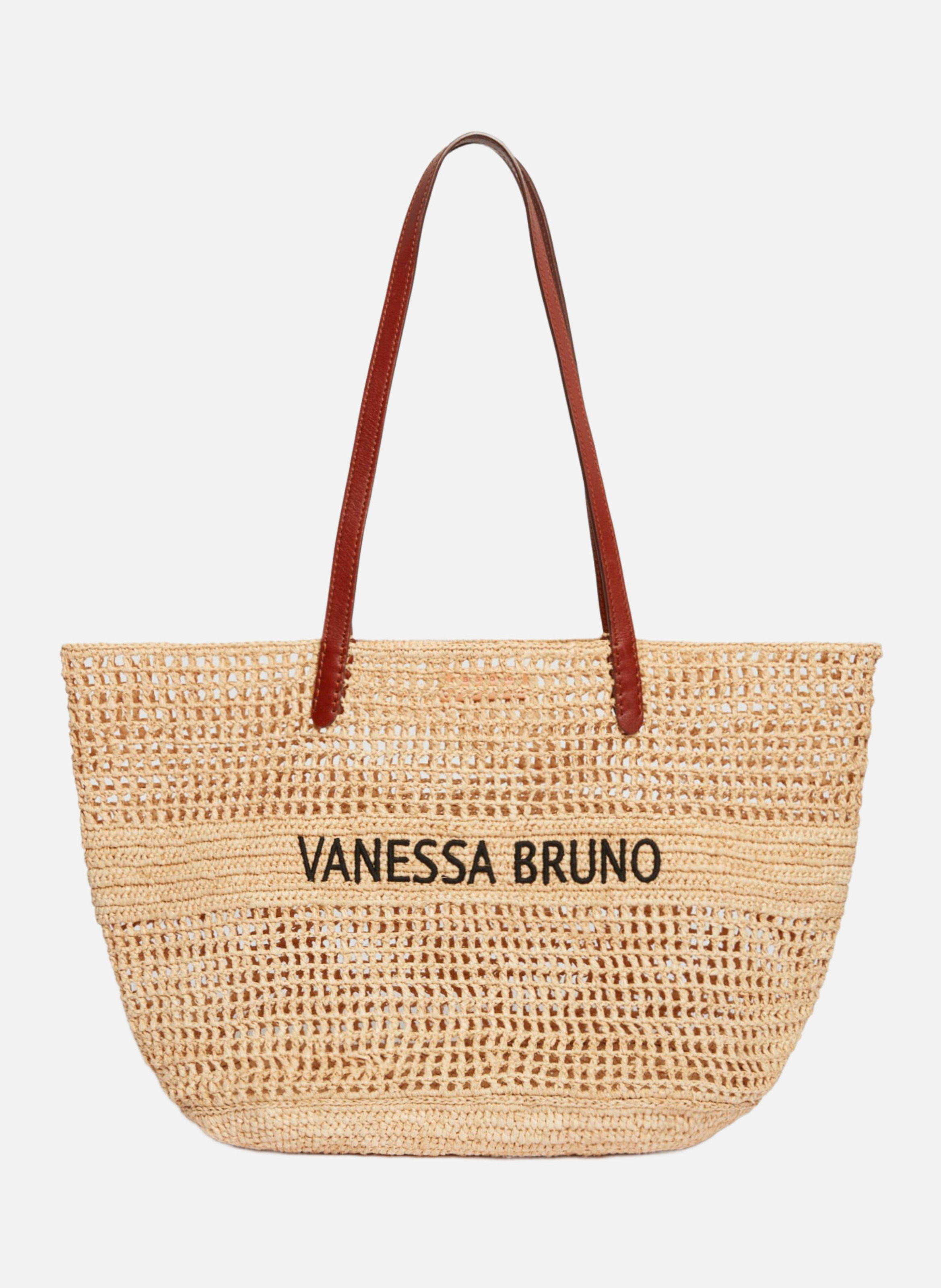 Panier En Raphia VANESSA BRUNO Beige
