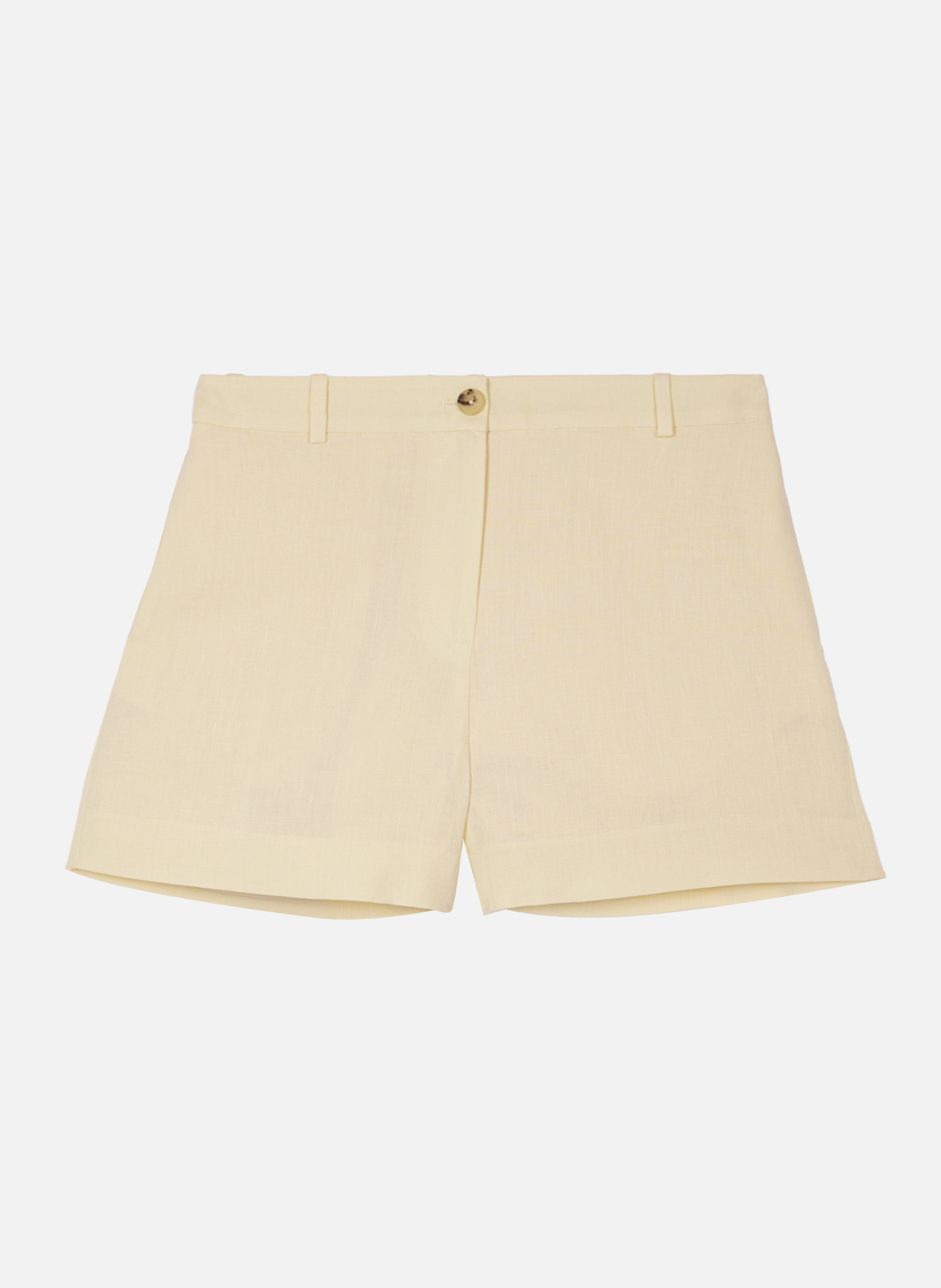 Short en lin THE KOOPLES Jaune