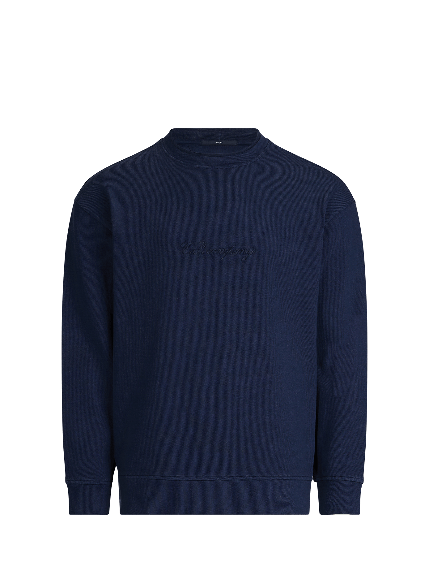 Sweatshirt droit en maille de coton  CP COMPANY Bleu