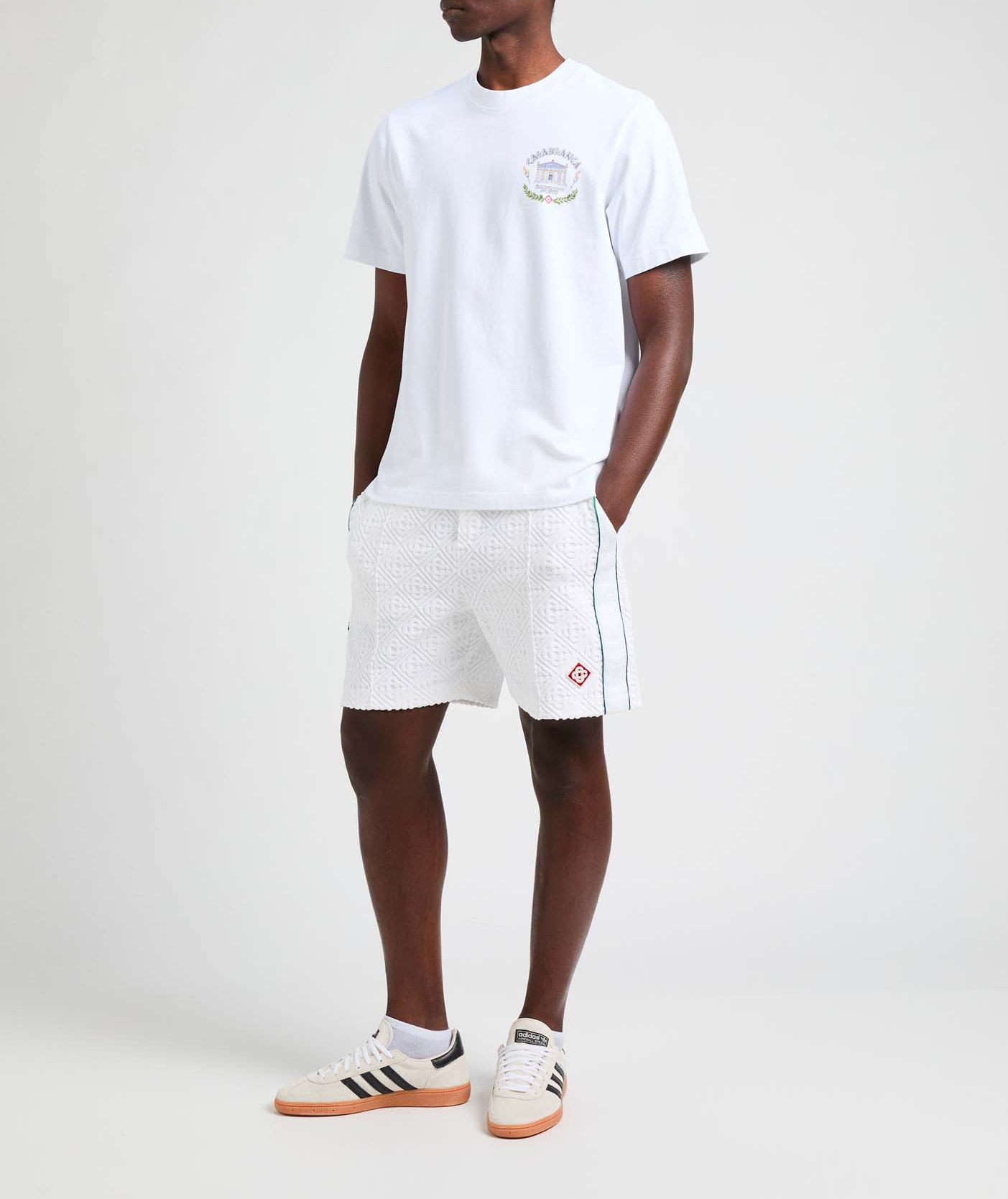 Printed T-shirt CASABLANCA PARIS White