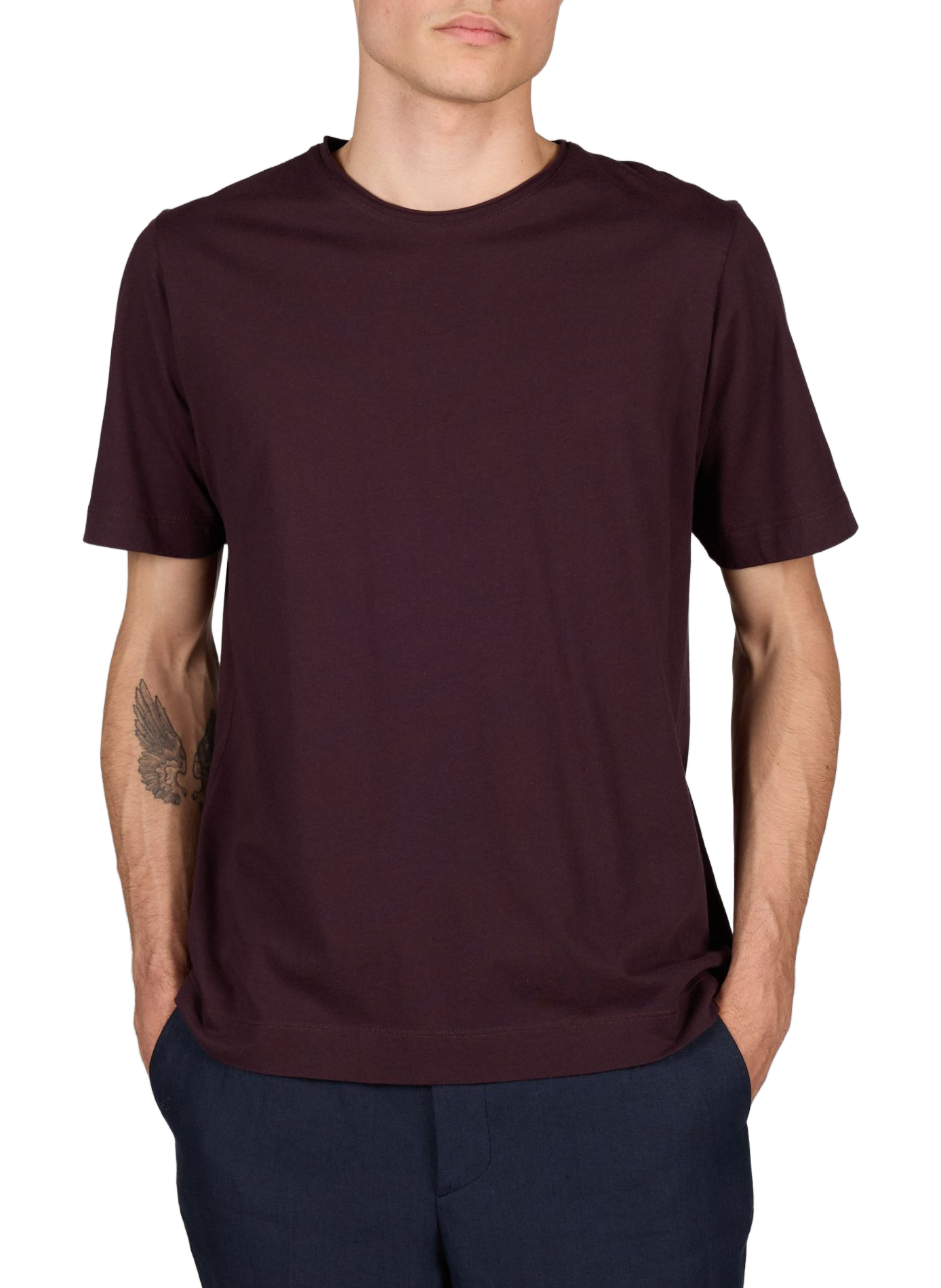 Camiseta lisa de algodón LAFAURIE Rojo