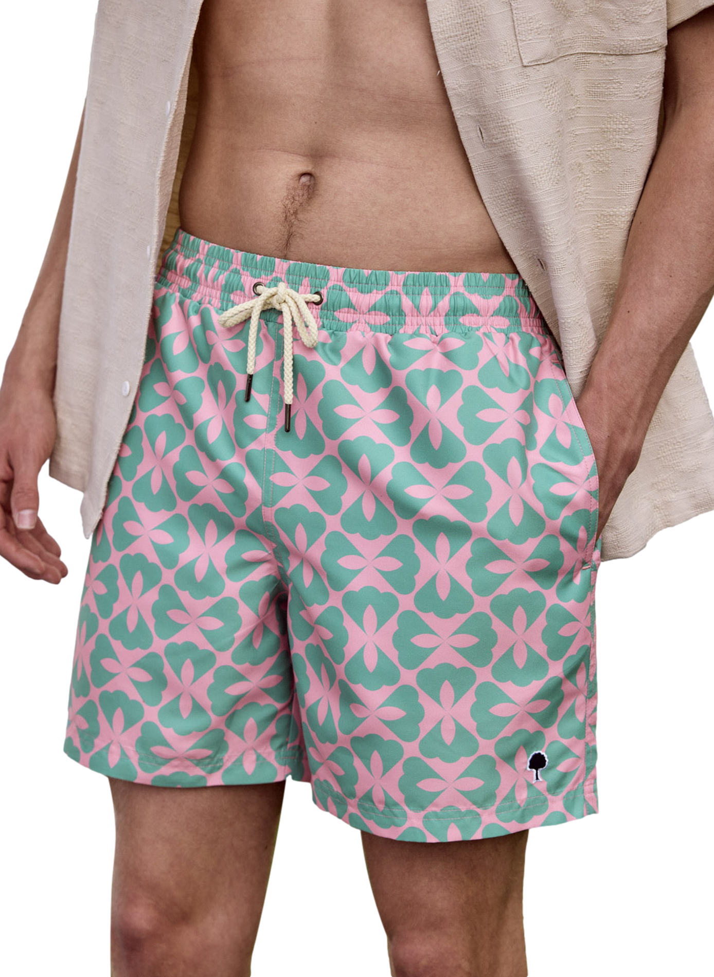 Short da bagno Mimizan a motivo FAGUO Multicolore