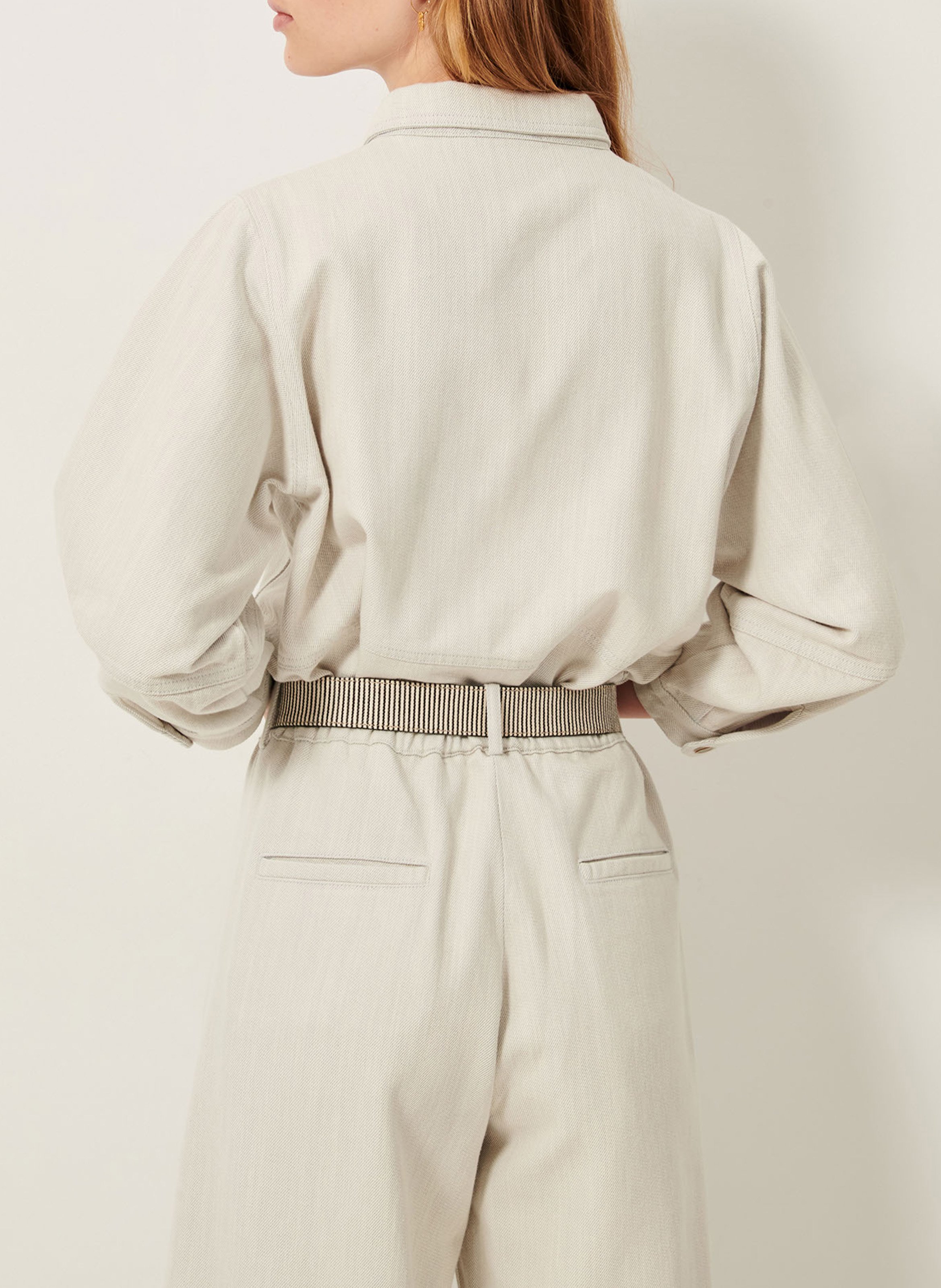 Veste col classique en jean leone SESSUN Bleu